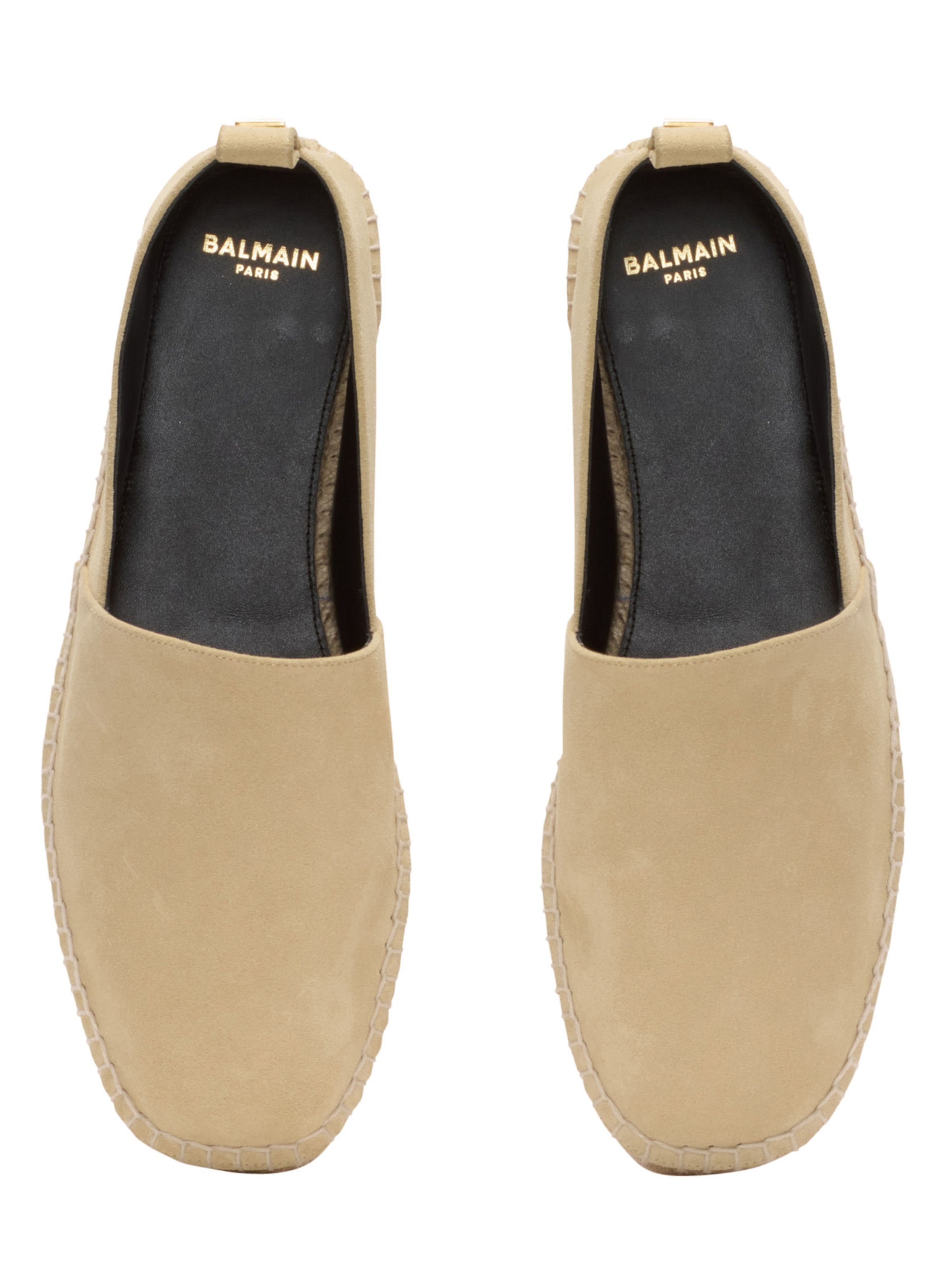 Espadrilles en daim BALMAIN Beige