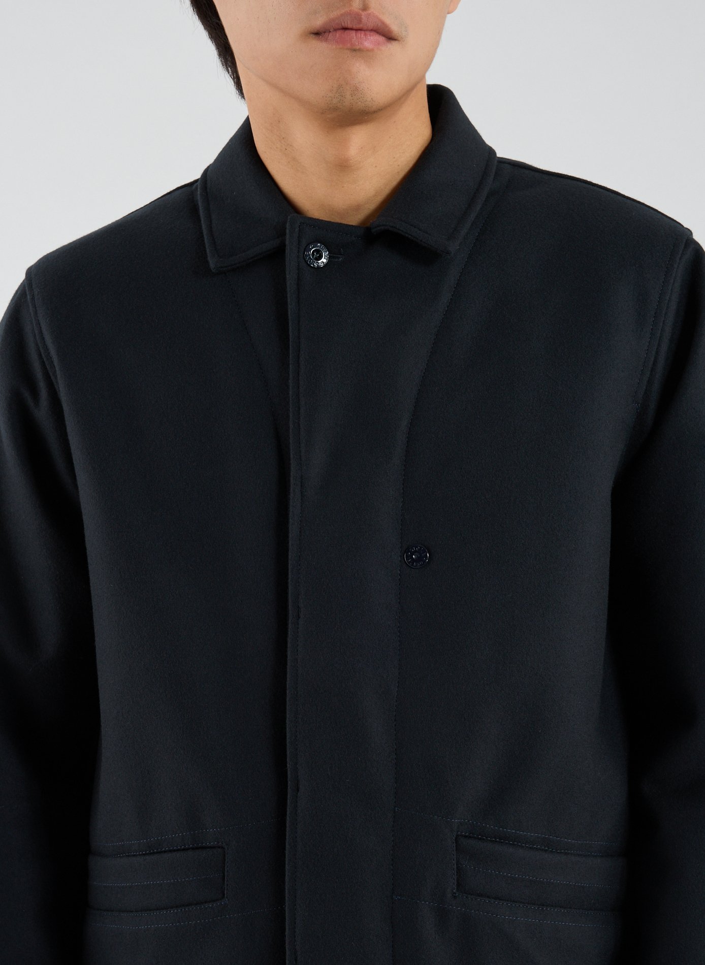 Veste blazer en flannel - Collection Ghost STONE ISLAND Bleu