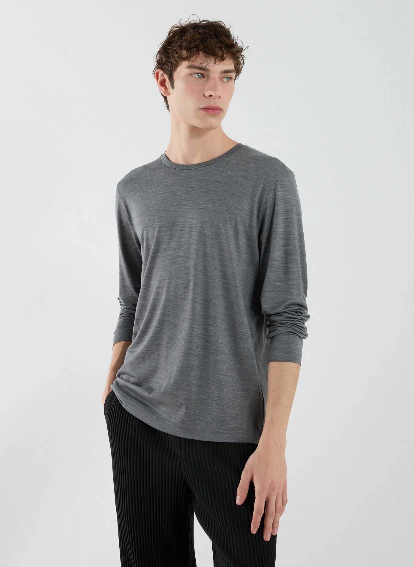 T-shirt en laine STEFAN BRANDT Gris