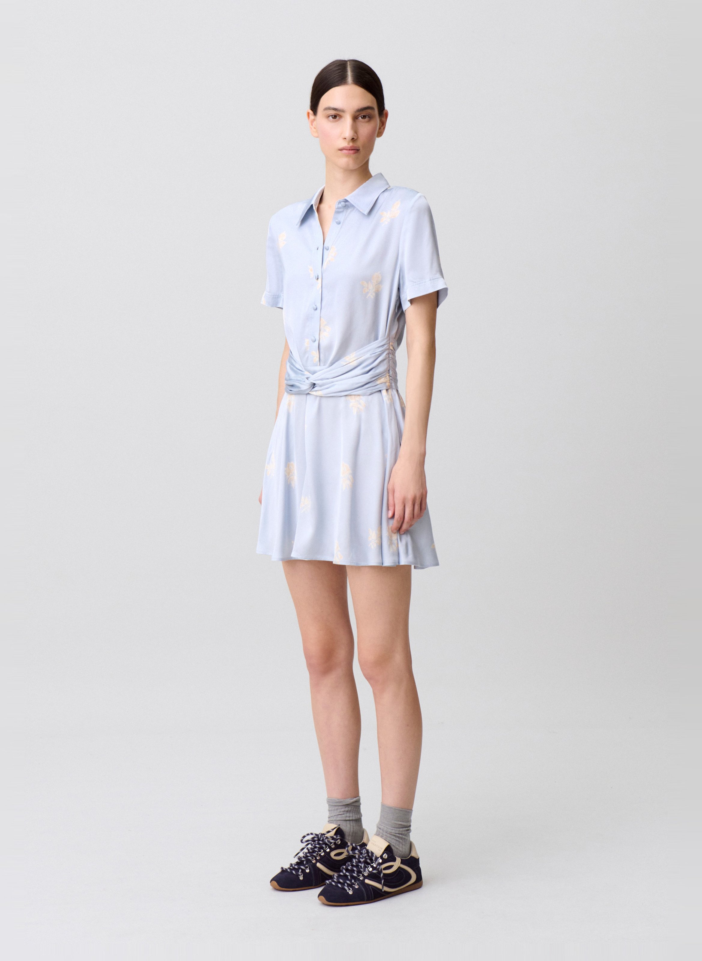 Robe courte imprimée CLAUDIE PIERLOT Multicolore