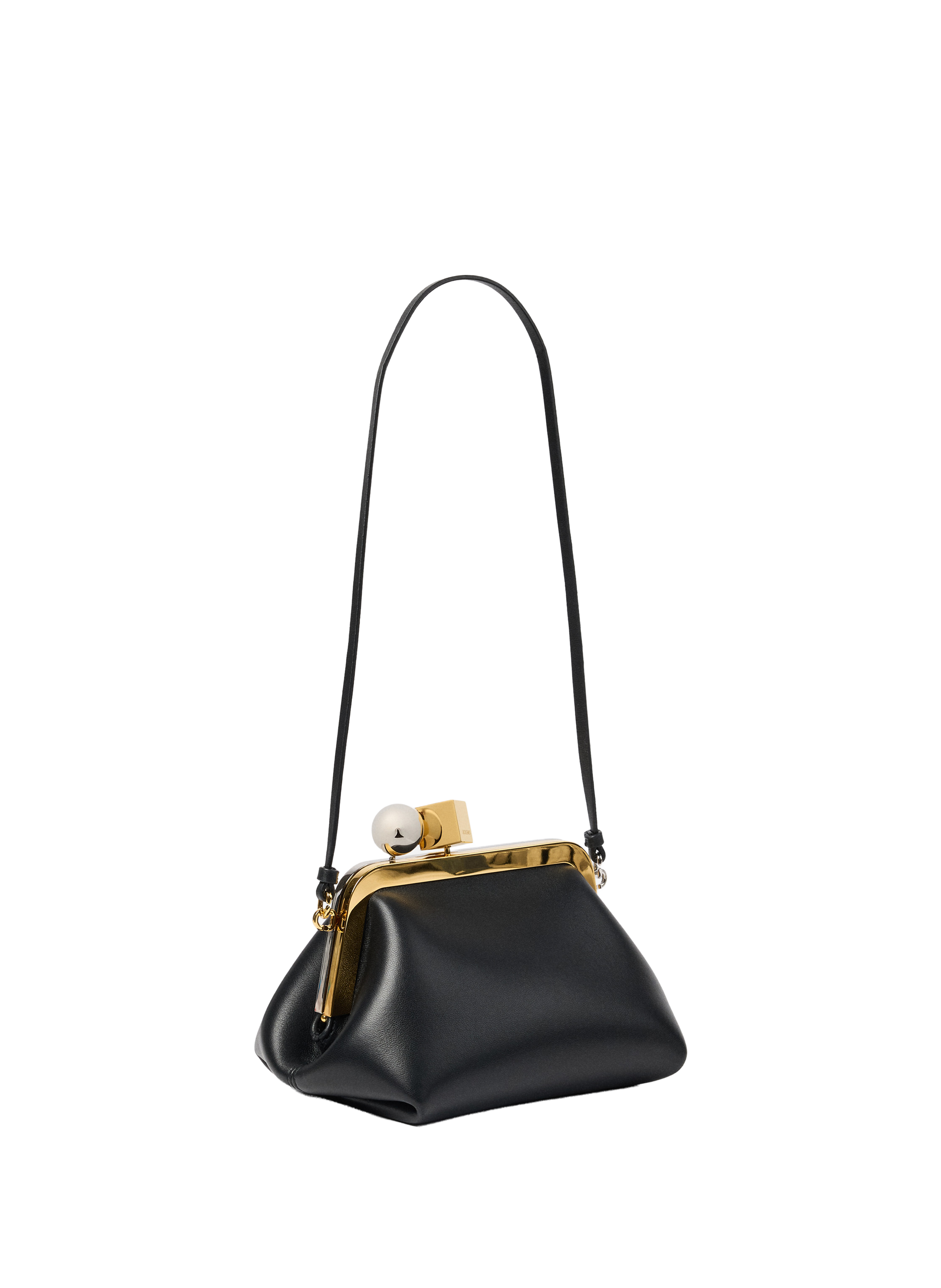 Bag Le Berlingot in leather JACQUEMUS Black