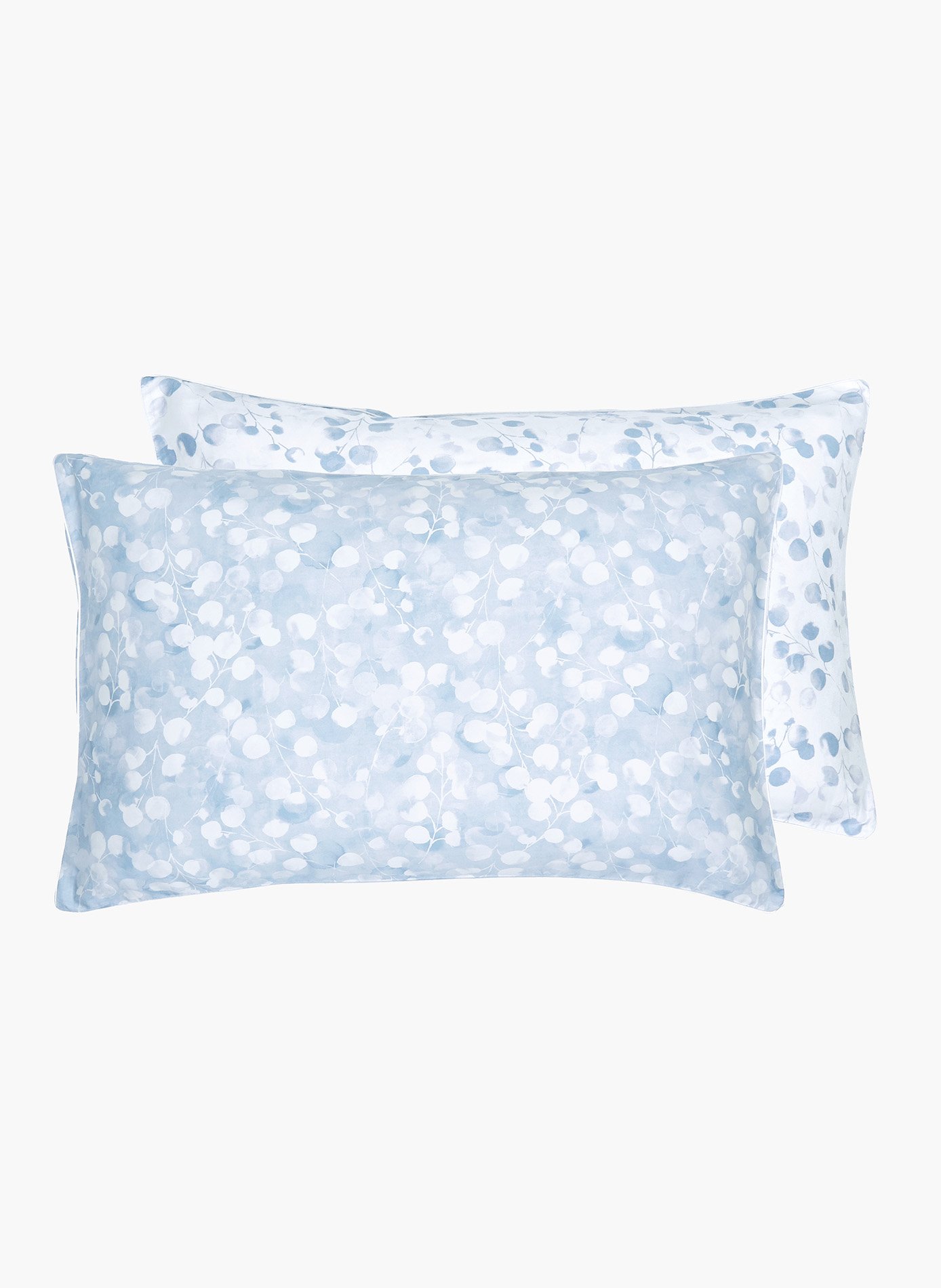 Taie d'oreiller rosée bleu ANNE DE SOLENE Bleu