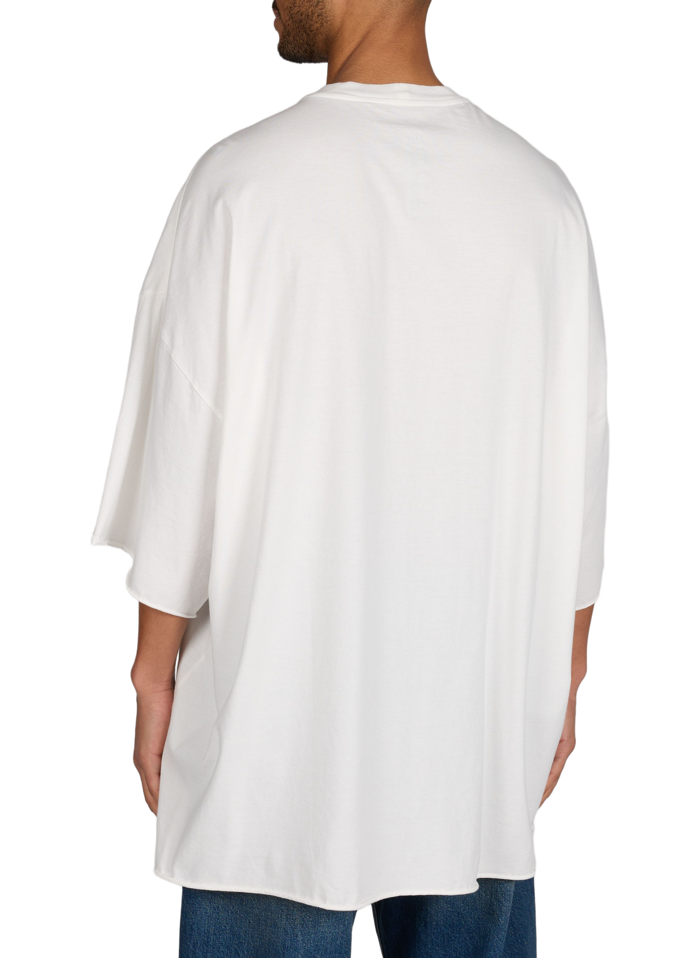 T-shirt manches courtes en coton RICK OWENS Noir