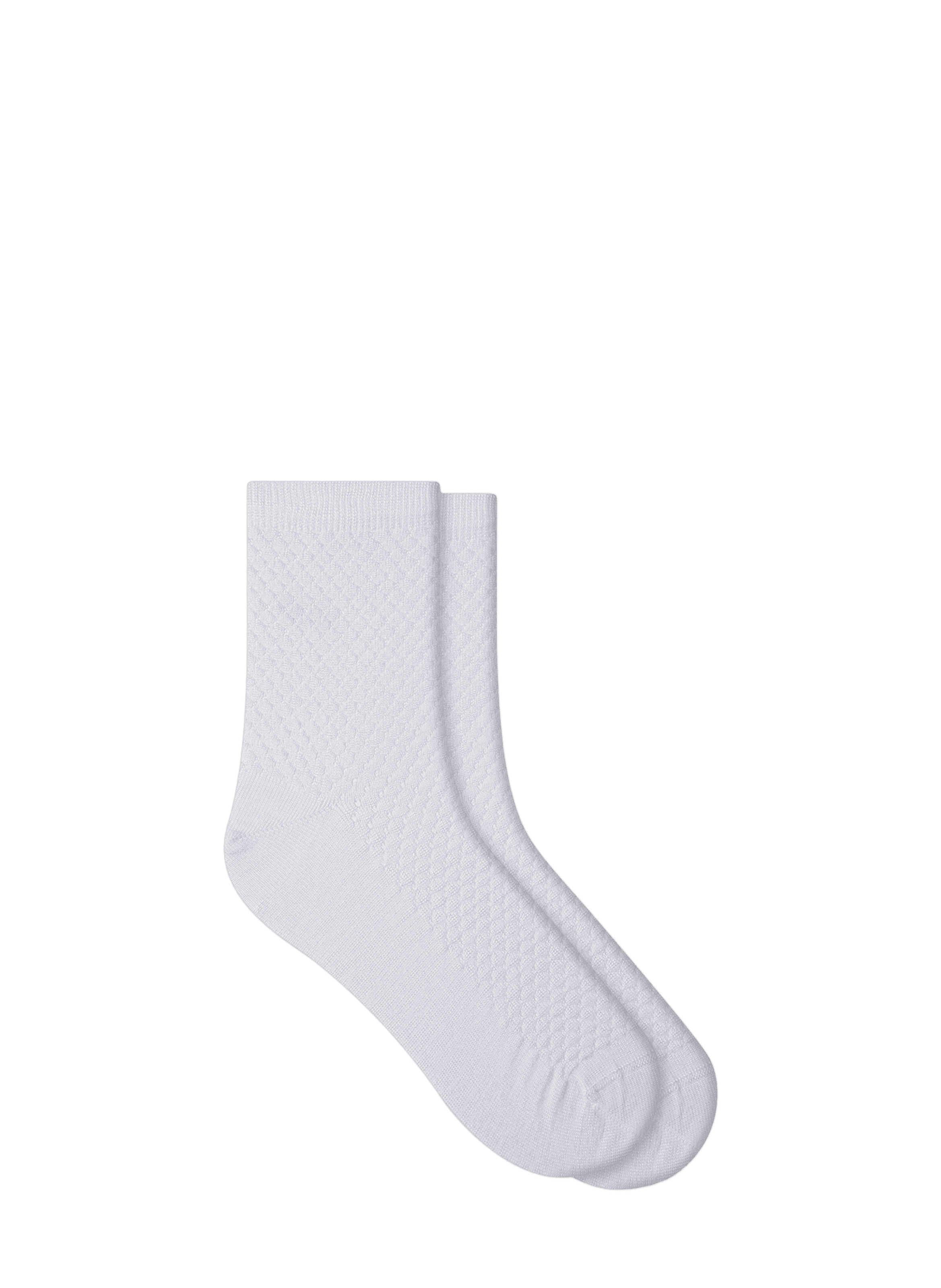 Chaussettes basses unies BLEUFORÊT Blanc