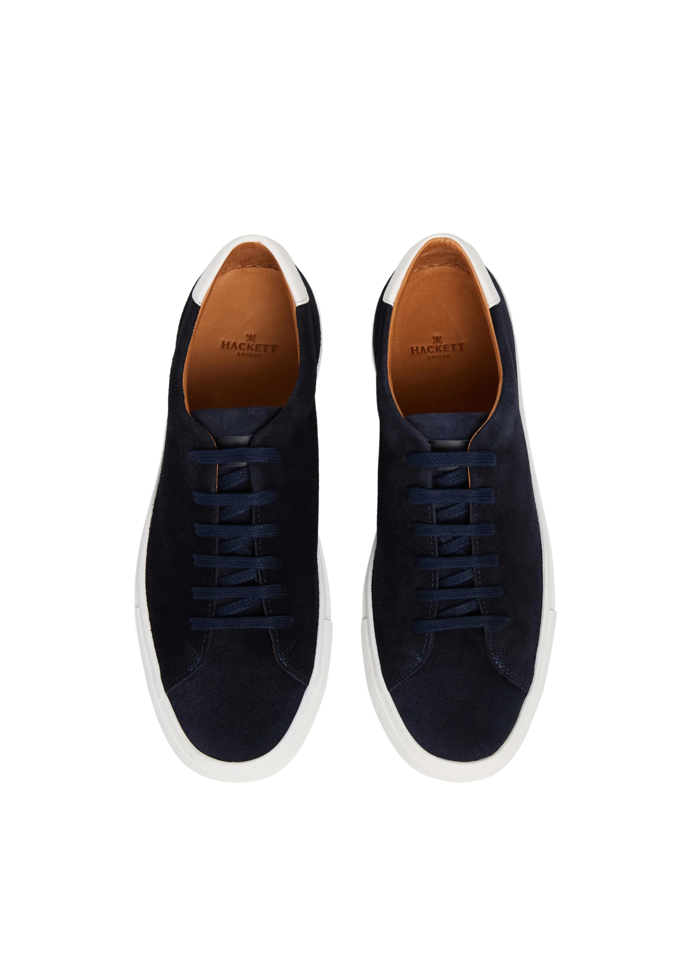 Baskets basses Idol en cuir daim HACKETT Bleu