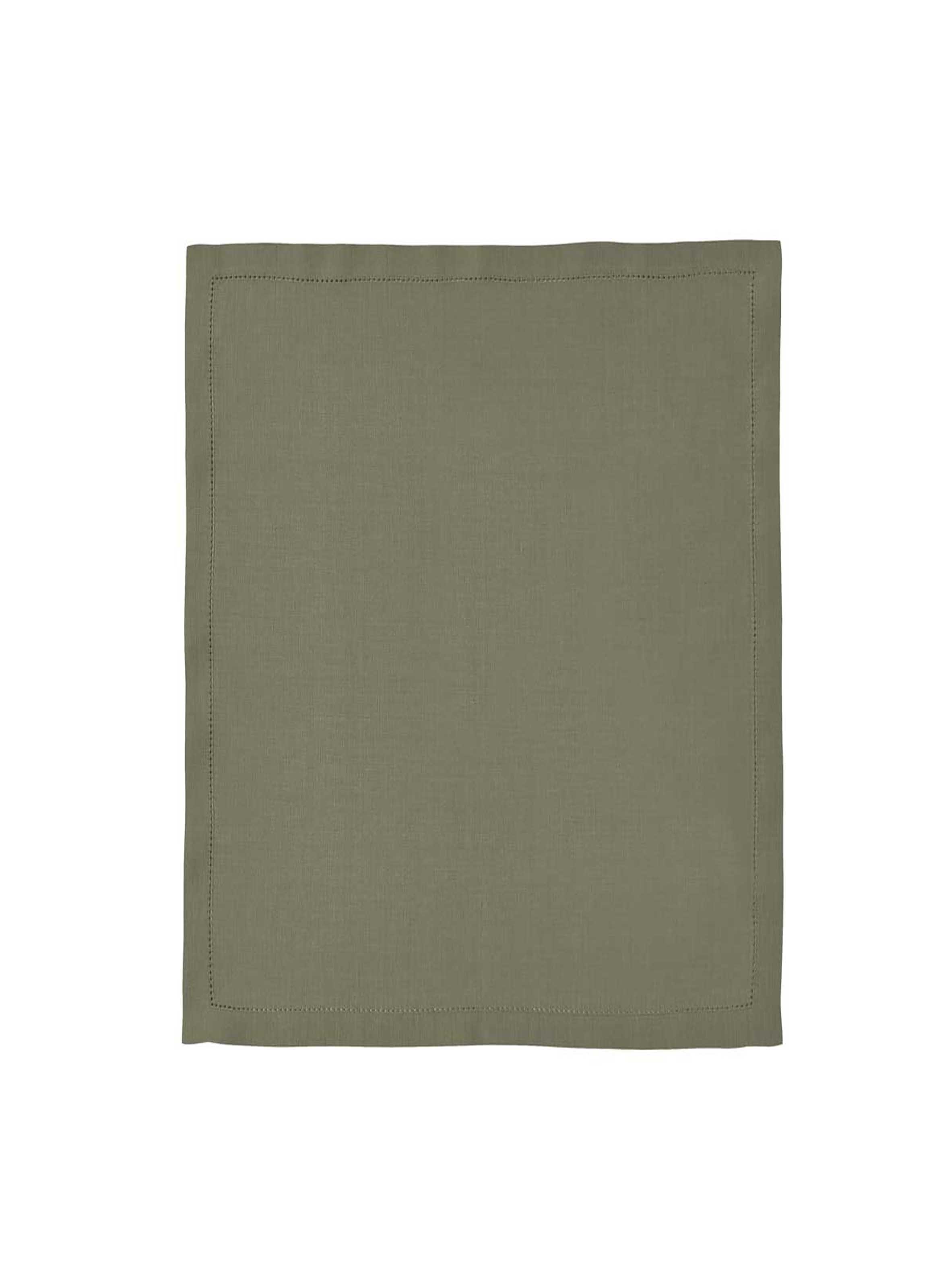 Serviette de table unie en lin, florence ALEXANDRE TURPAULT Vert