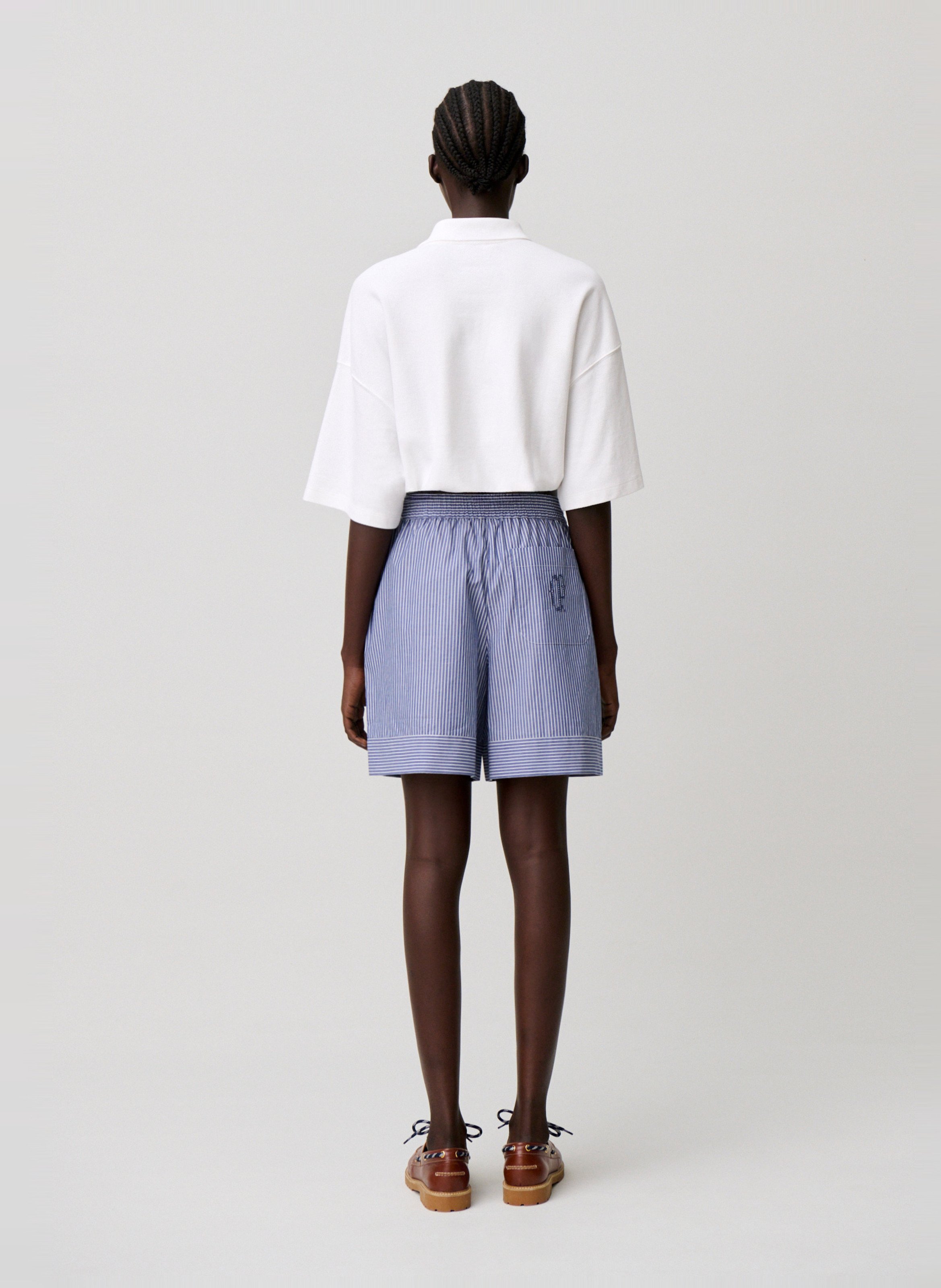 Short large élastiqué imprimé CLAUDIE PIERLOT Multicolore