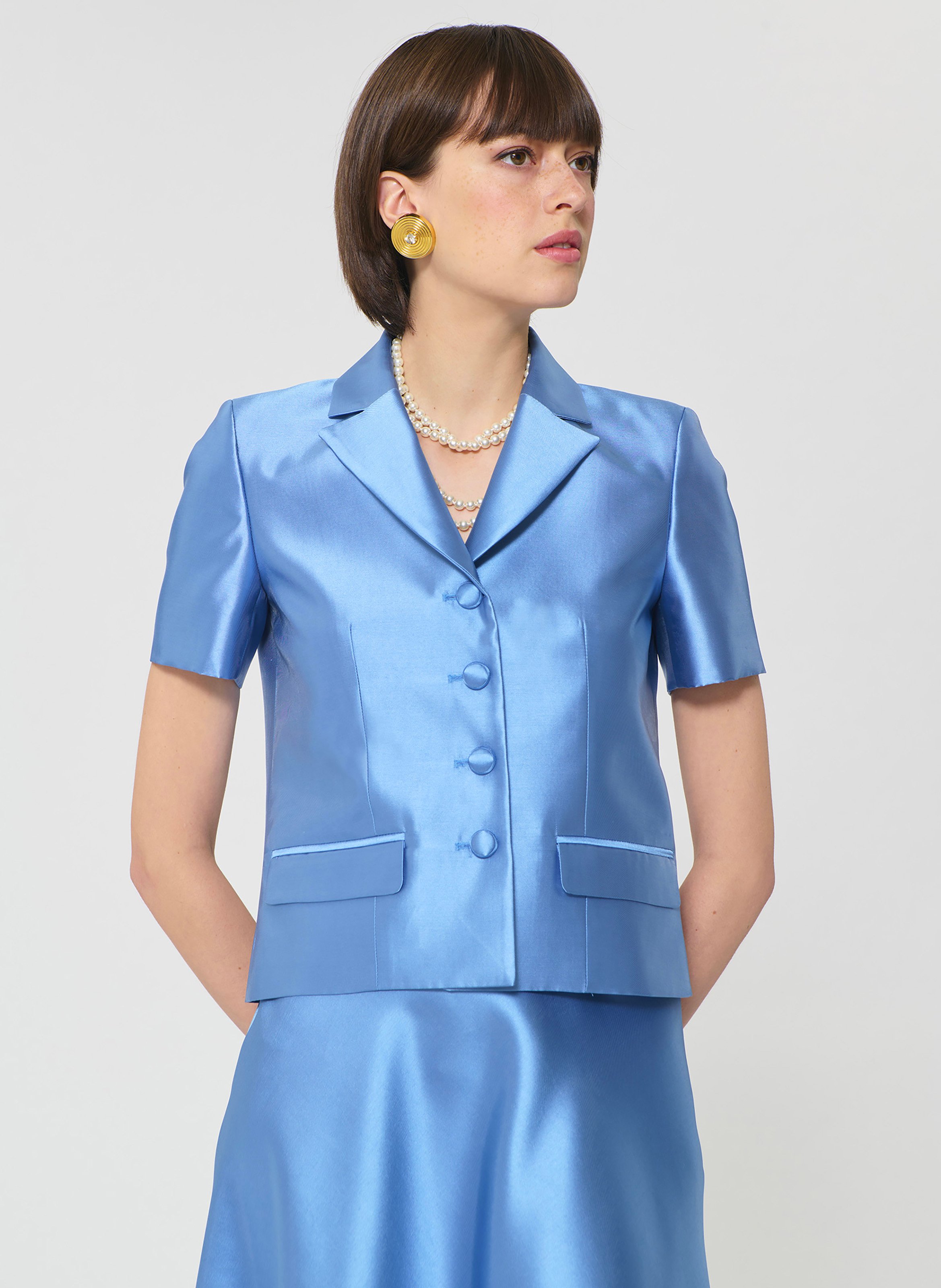 Veste victoire TARA JARMON Bleu