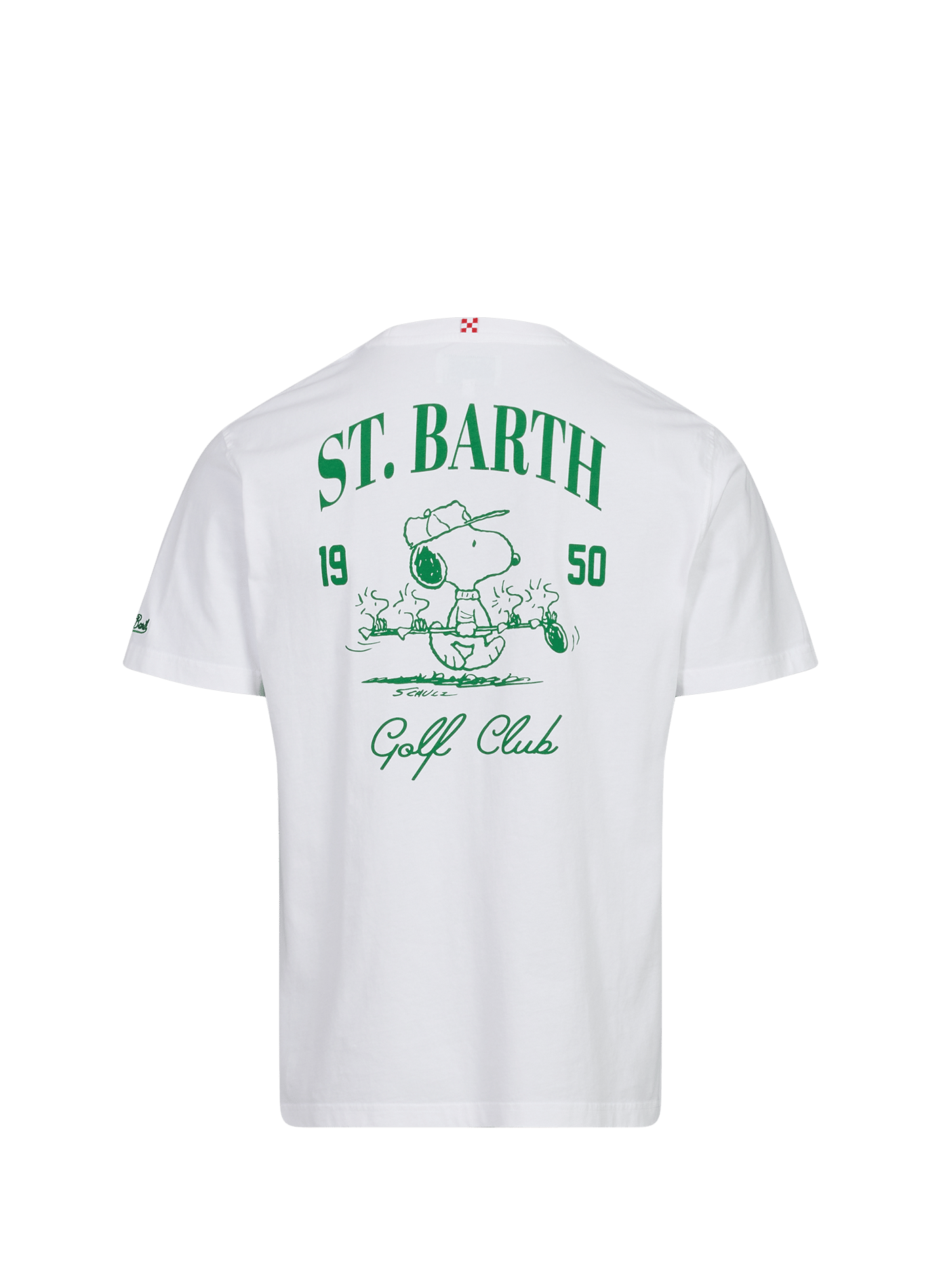 Straight cotton t-shirt MC2 SAINT BARTH White