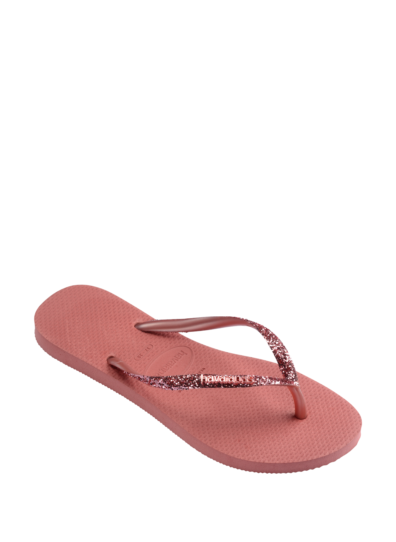 Tongs Glitter HAVAIANAS Rose