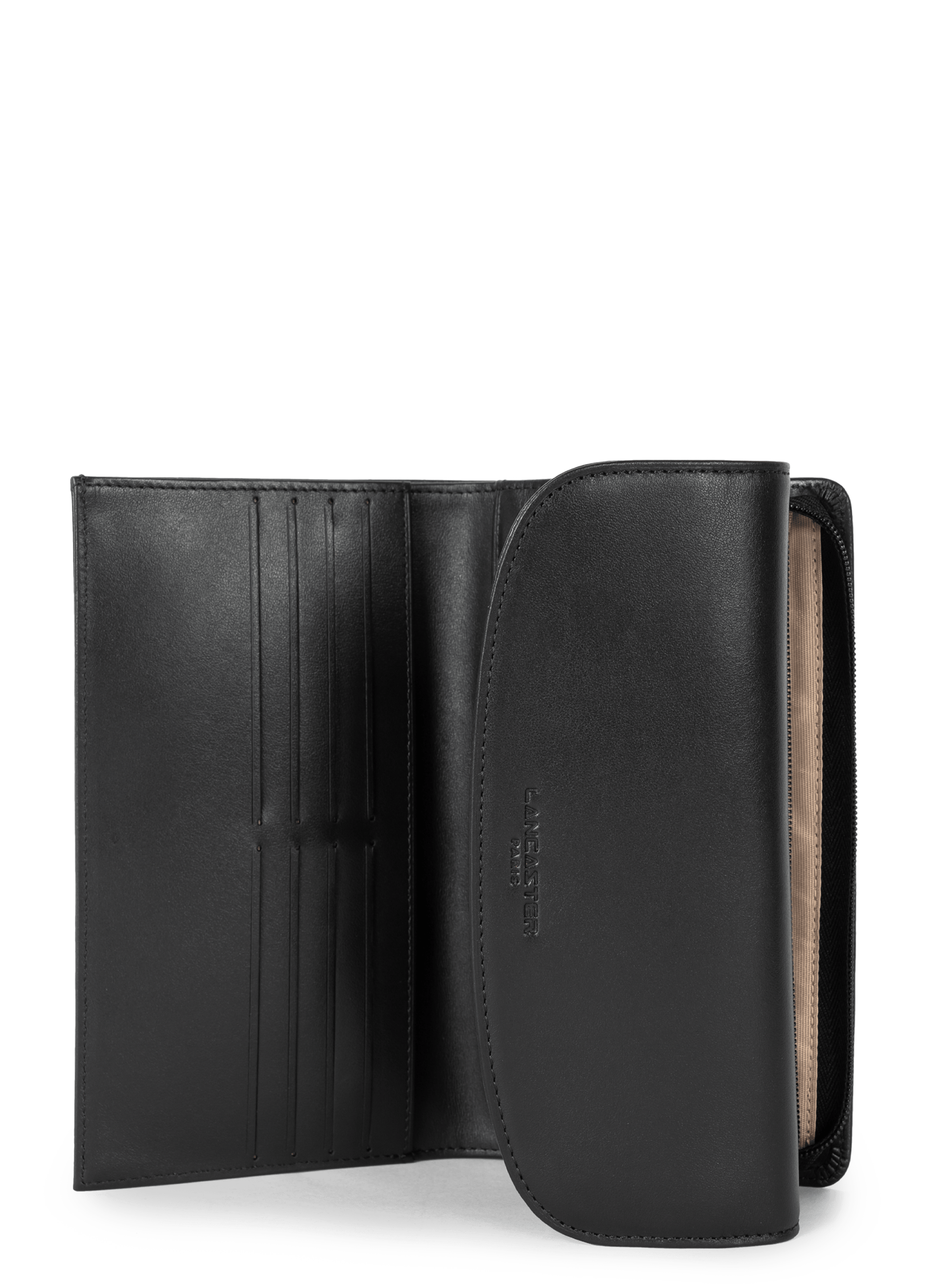 Back to back organizer wallet - paris pm LANCASTER Black