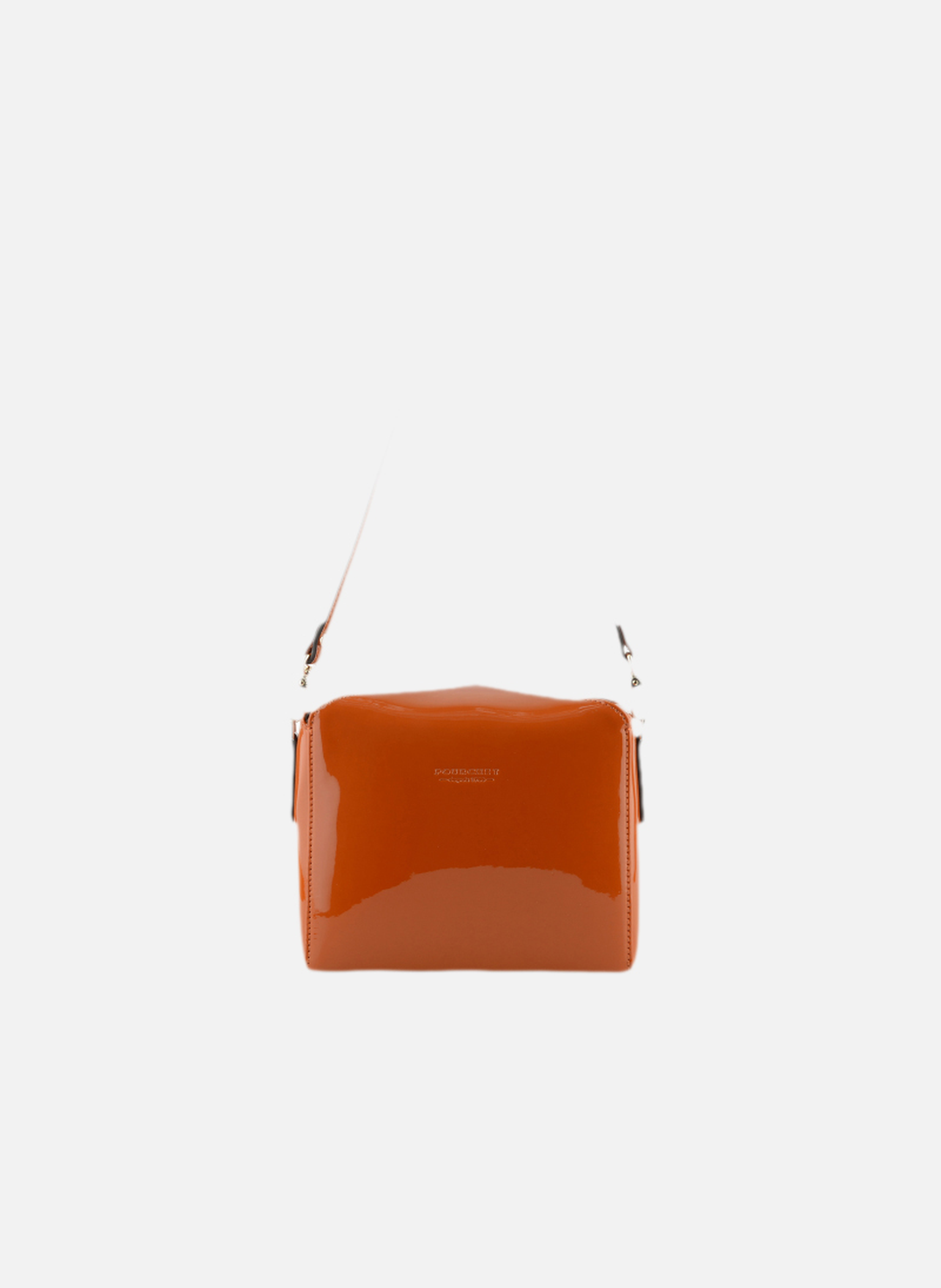 Cassetta vernis | sac porté épaule en cuir de vachette  Gold