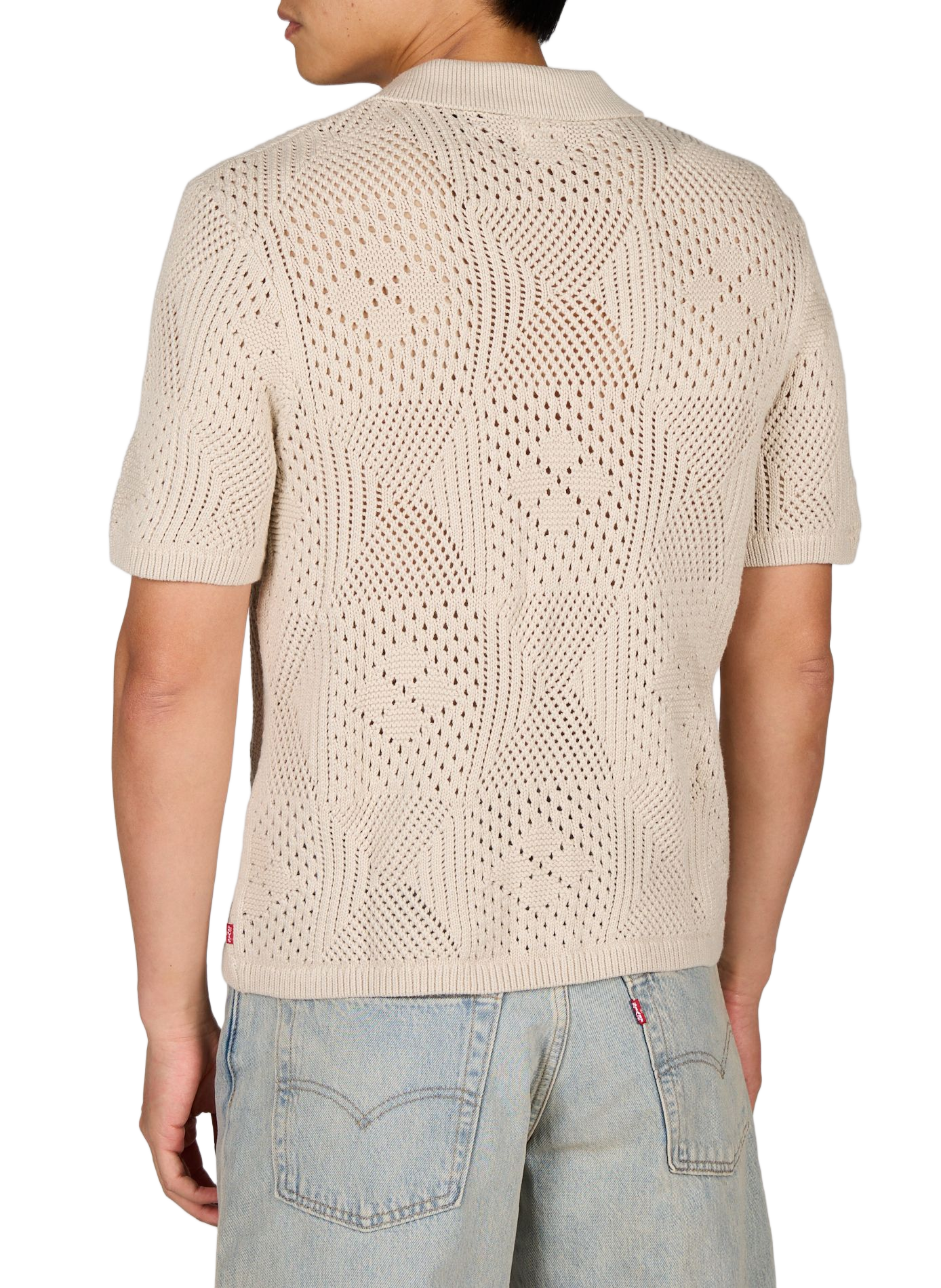 Chemise en maille en coton LEVI'S Beige