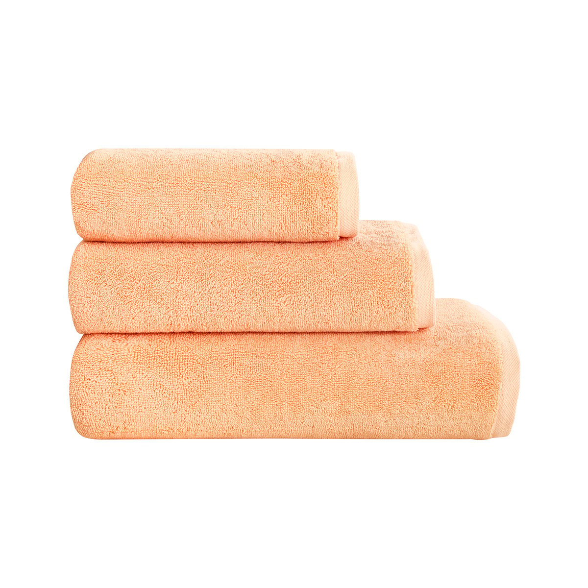 Serviette de toilette  en coton, ma douce DESFORGES Rose