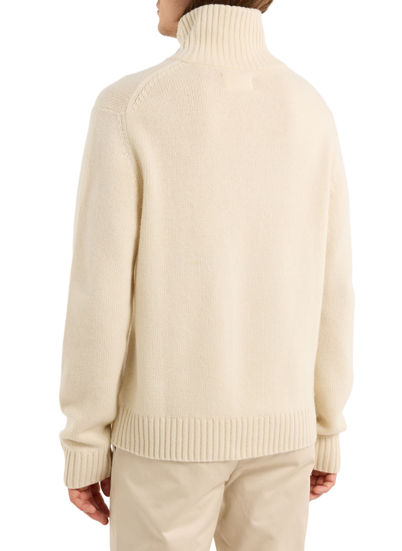 Wool high-neck jumper SAISON 1865 Beige