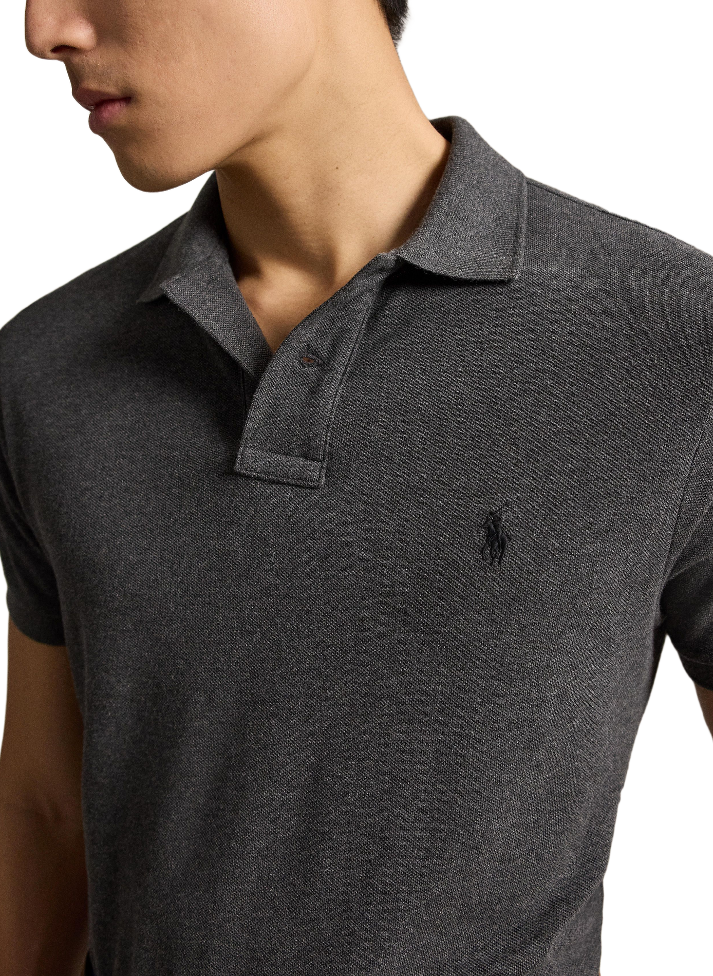 Polo en coton | Gris POLO RALPH LAUREN Homme