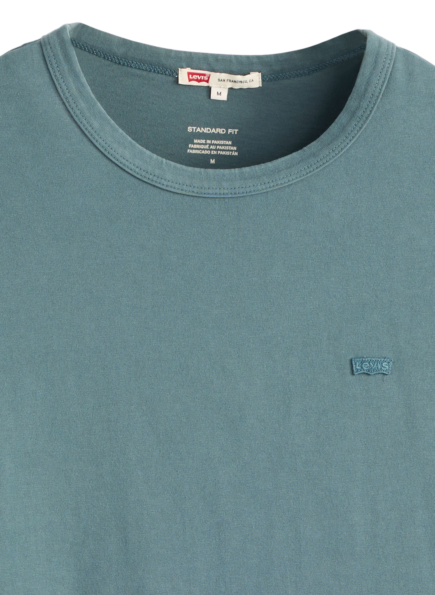 Straight round neck cotton T-shirt | Blue LEVI'S Men