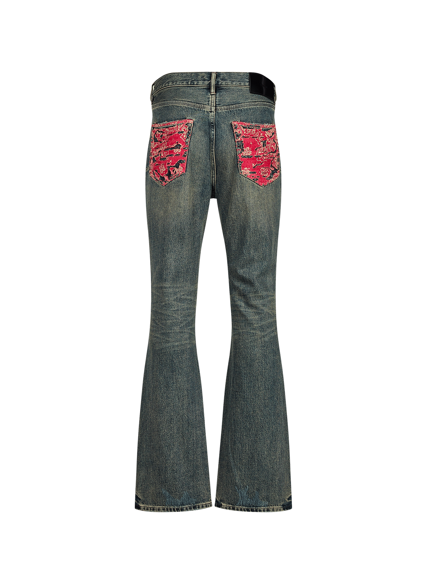 Marne High Rise 32" cotton Bootcut Jeans PURPLE BRAND Blue