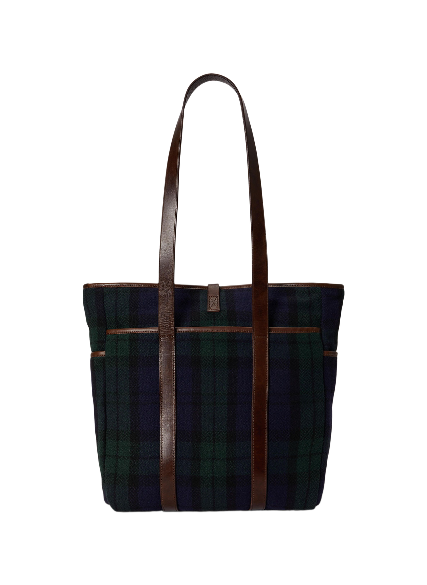 Zip-Up Printed Tote Bag POLO RALPH LAUREN Green