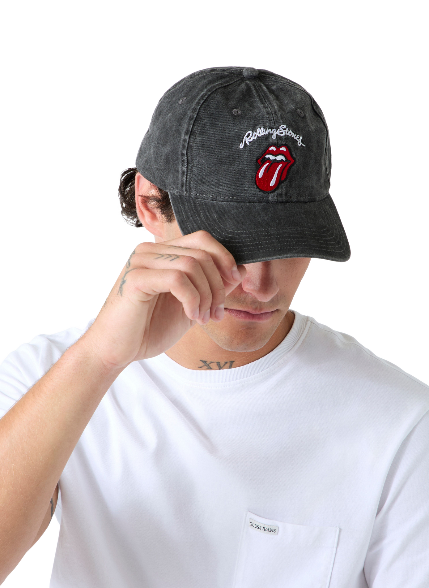 Cotton cap GUESS Black