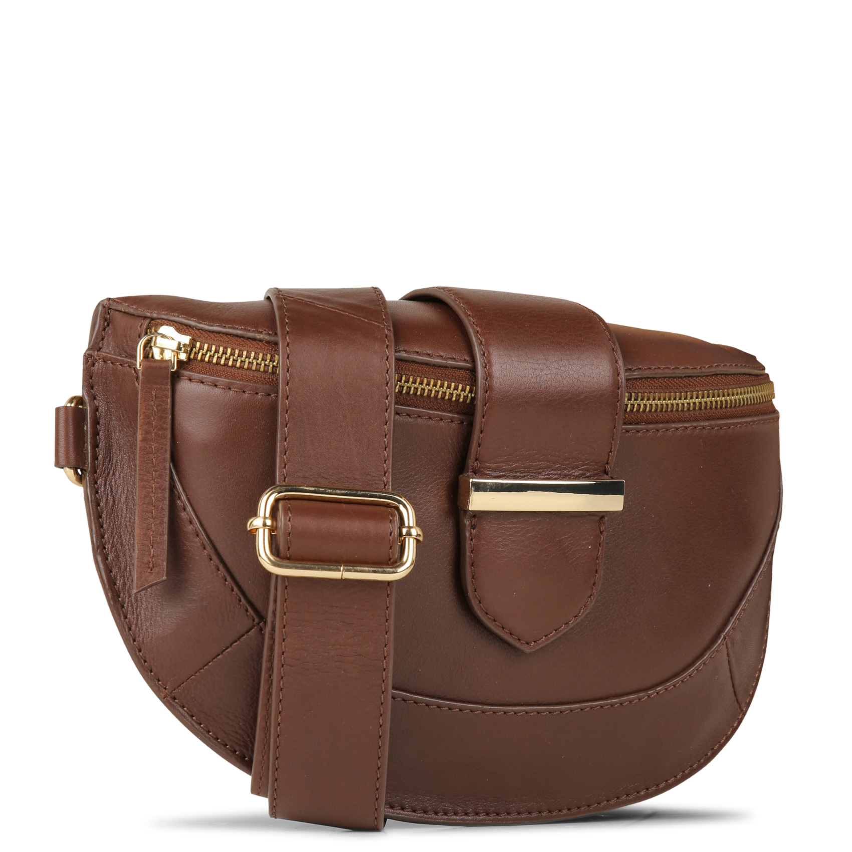 Sac banane en cuir marcel MAISON 123 Rouge