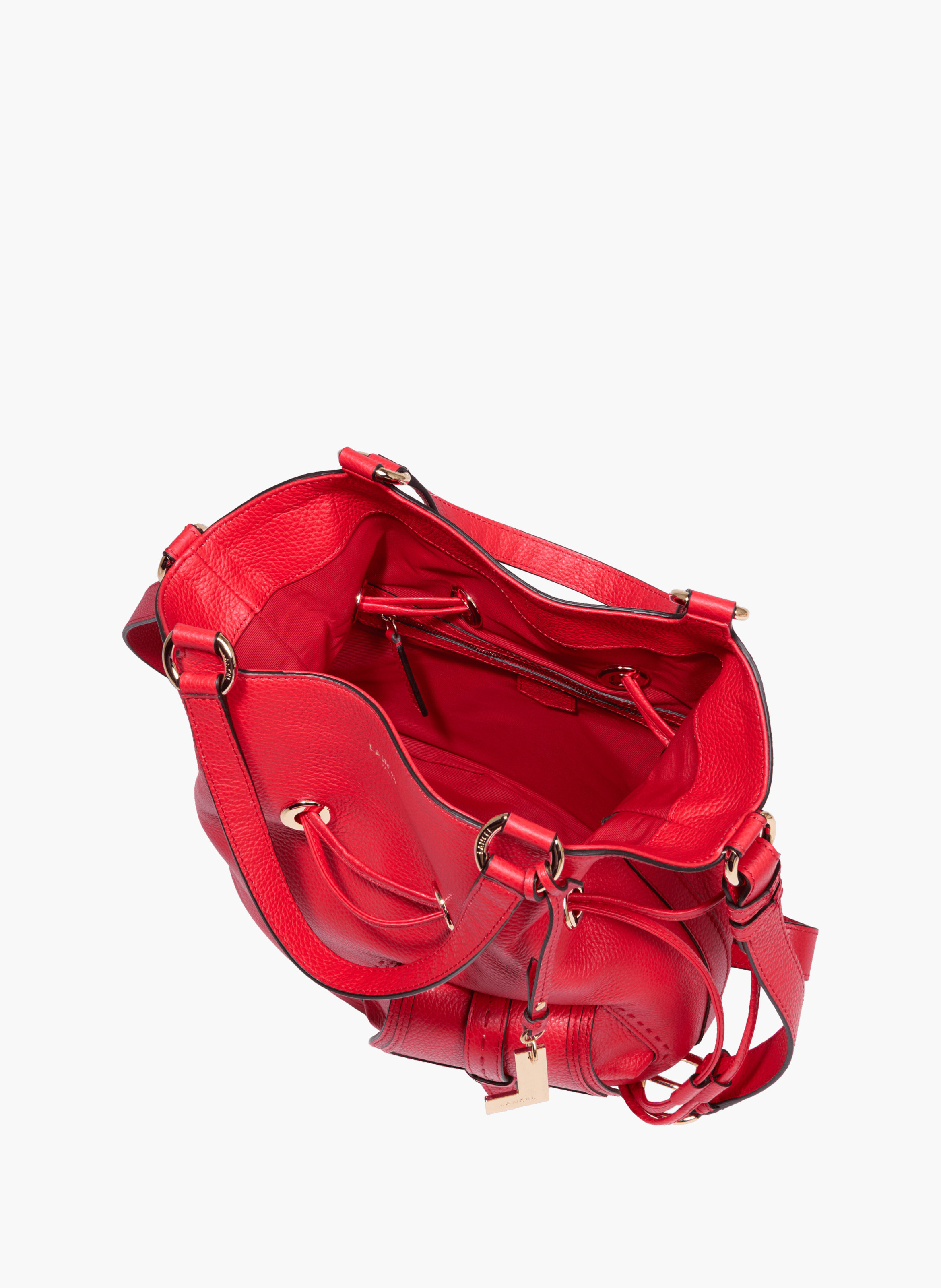 Handtas m eerste flirt van Lancel in leer. | Rood LANCEL Dames