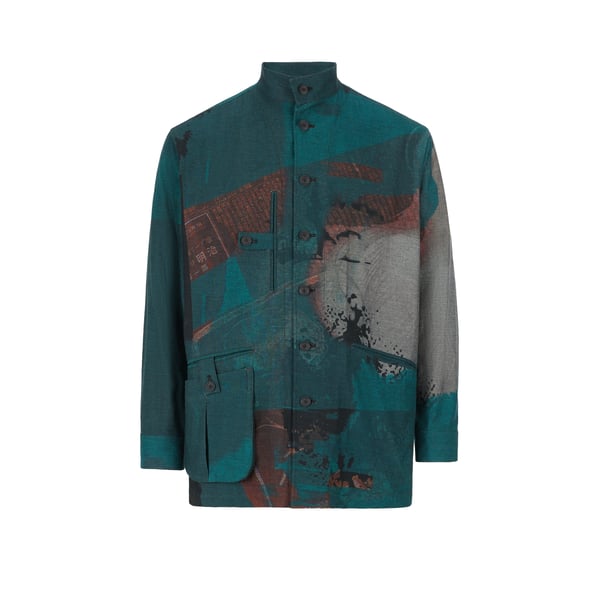 Surchemise imprimé en coton