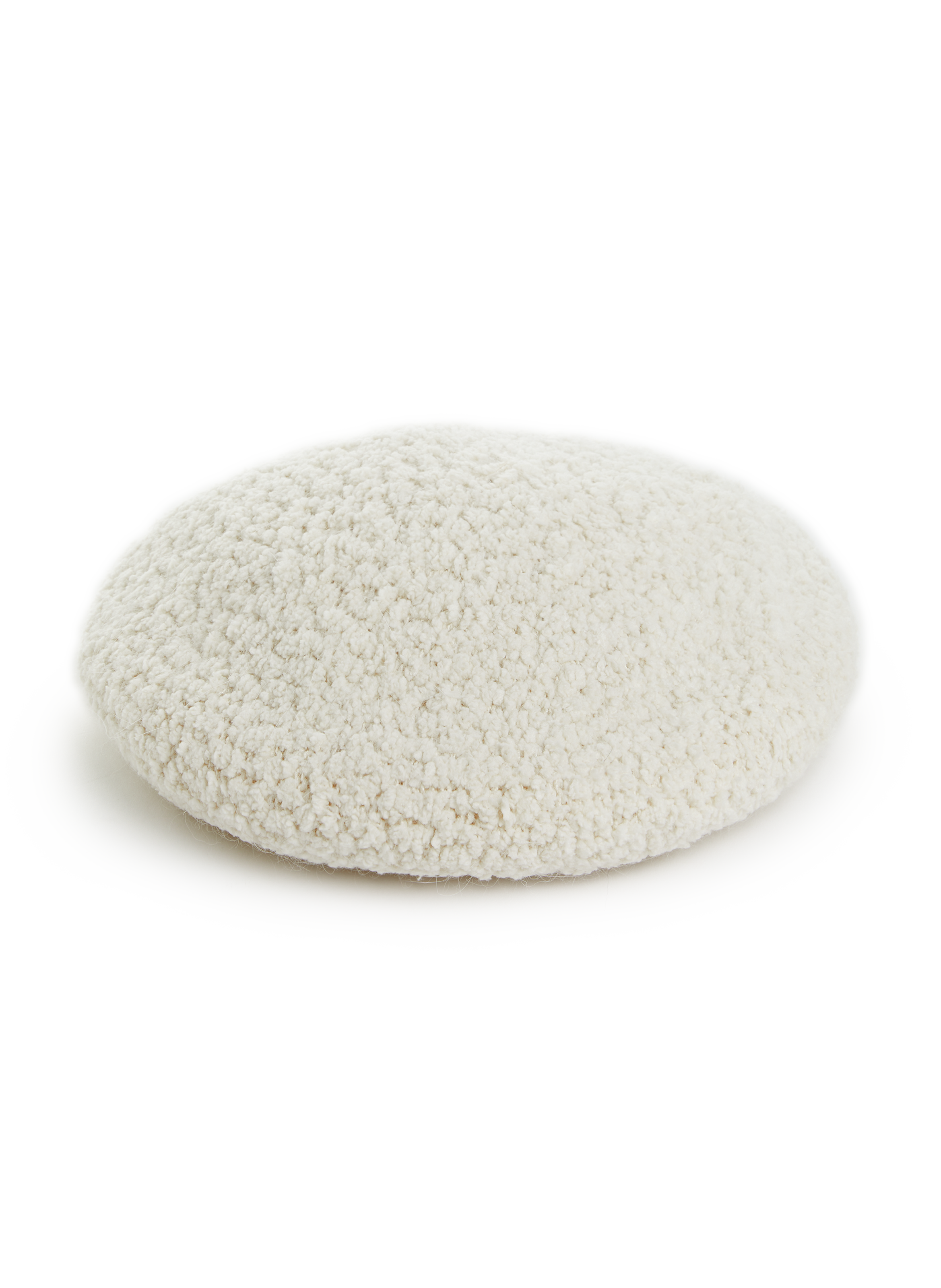 Béret en fourrure bouclée