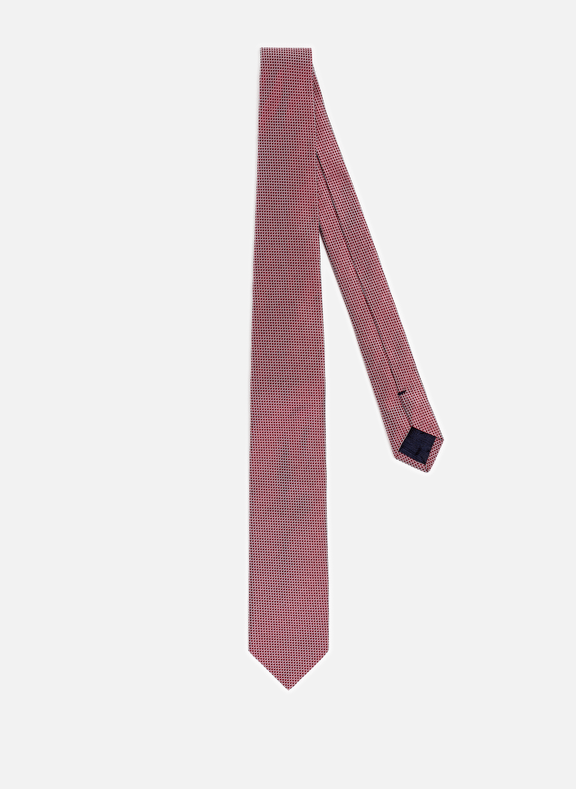 AU PRINTEMPS PARIS Cravate imprimé graphique en soie Multicolore