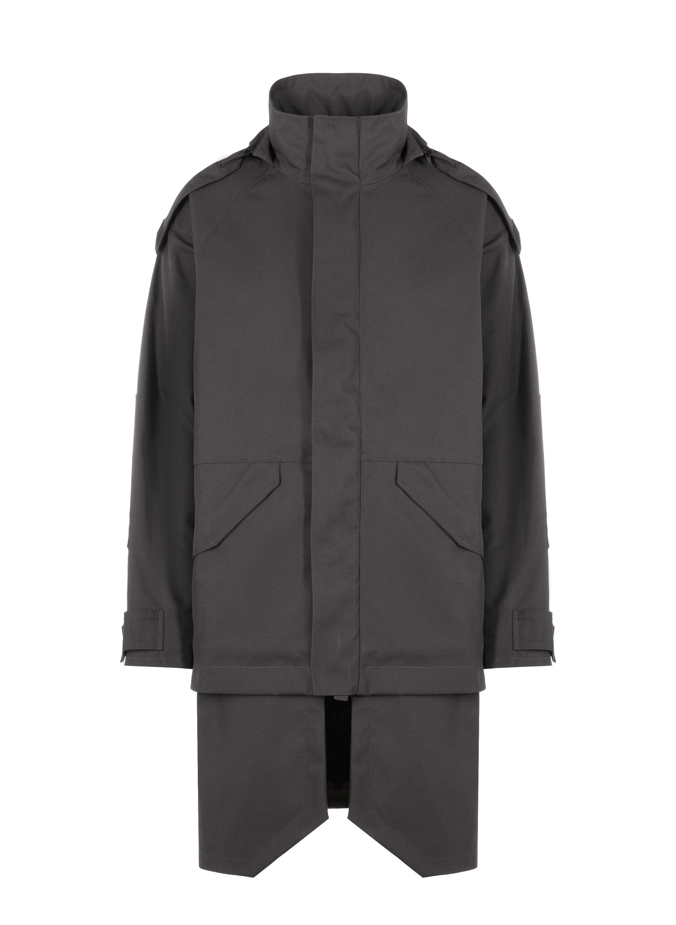 Parka à capuche en coton