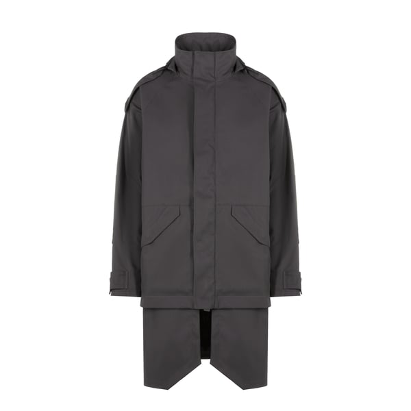 Parka à capuche en coton