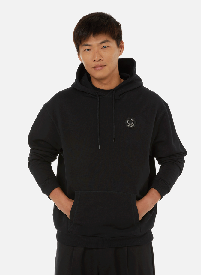 X Raf Simons - FRED PERRY cotton hoodie