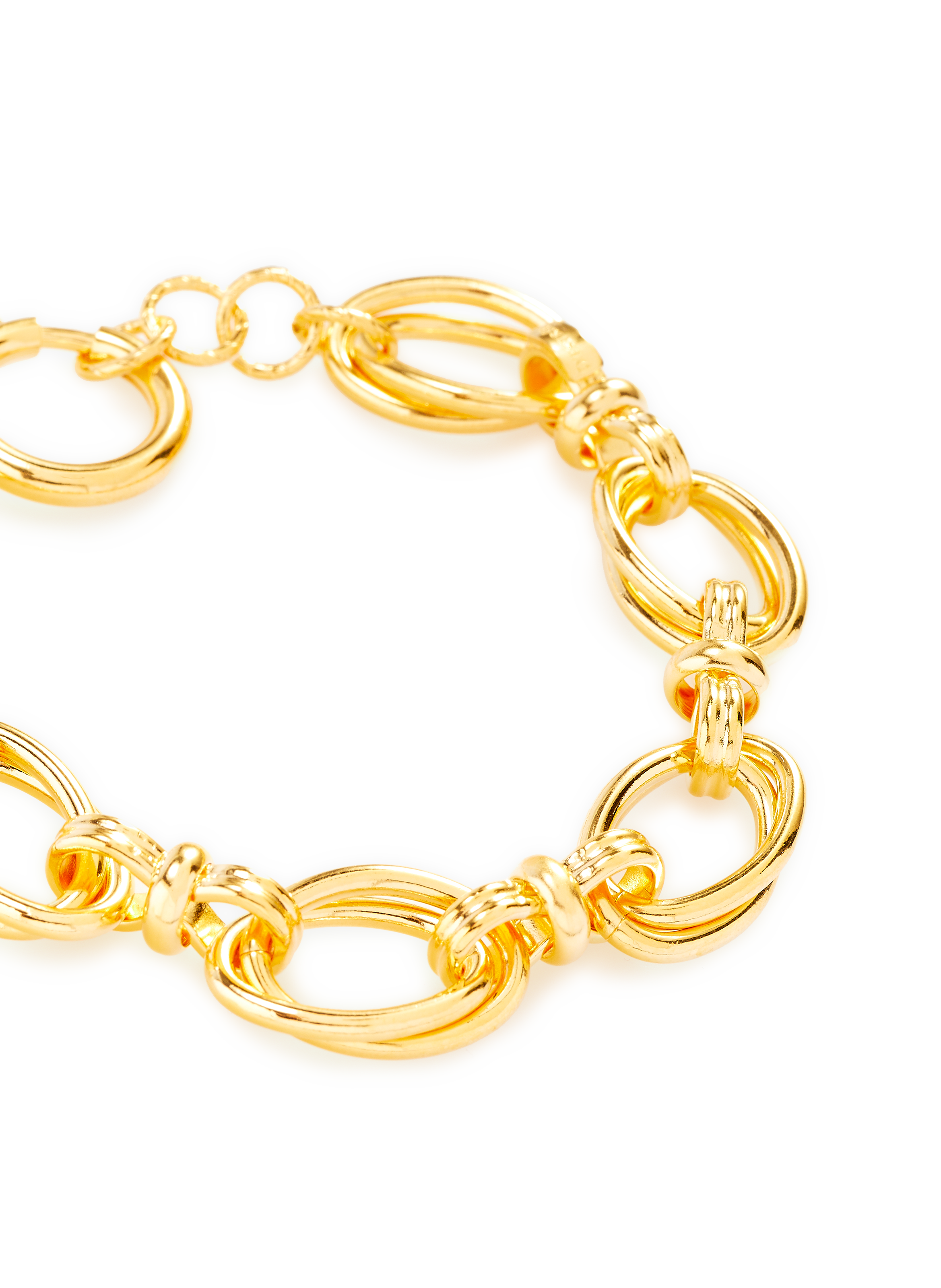 Bracelet en laiton plaqué or