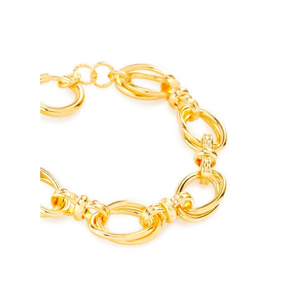 Bracelet en laiton plaqué or