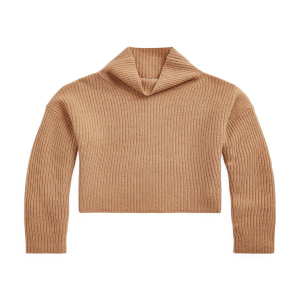 Polo Ralph Lauren Wool And Cashmere Jumper In Brown