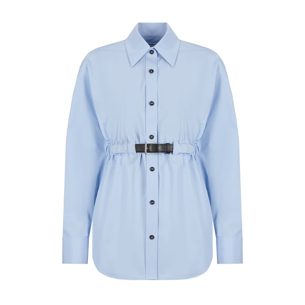 Alexander Wang Shirt Dress In Blue