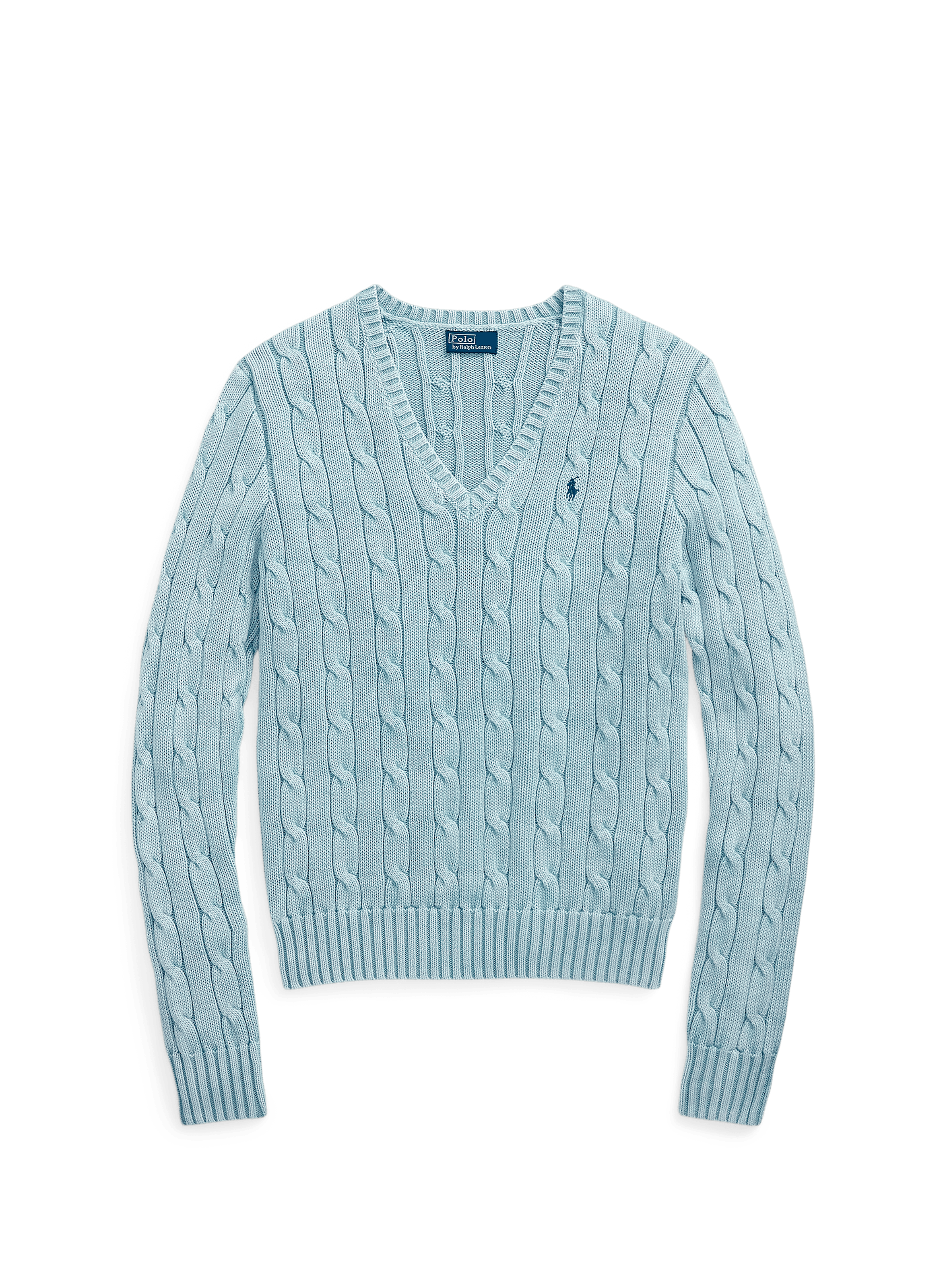 Pull en coton POLO RALPH LAUREN Bleu