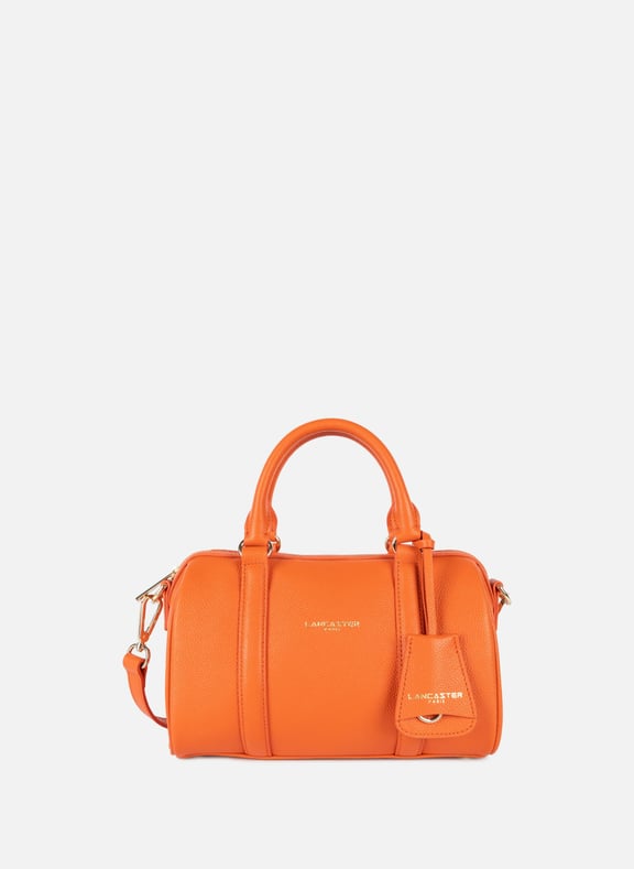 Sac polochon - milano ana Orange by LANCASTER LANCASTER Sac polochon - milano ana Orange