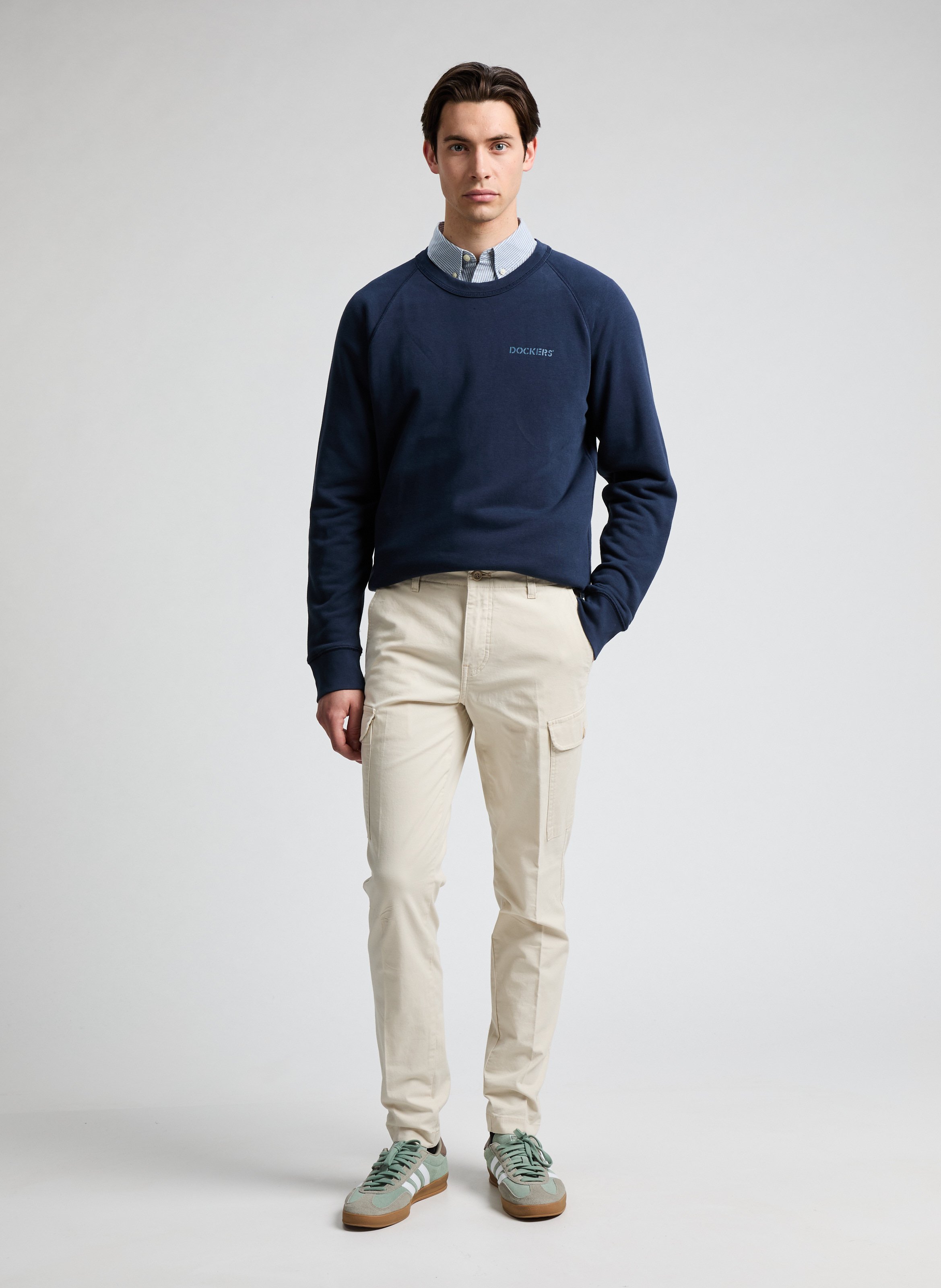 Plain sweatshirt DOCKERS Blue