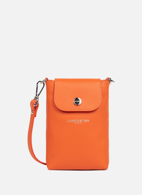Pochette smartphone - milano bao Orange by LANCASTER LANCASTER Pochette smartphone - milano bao Orange