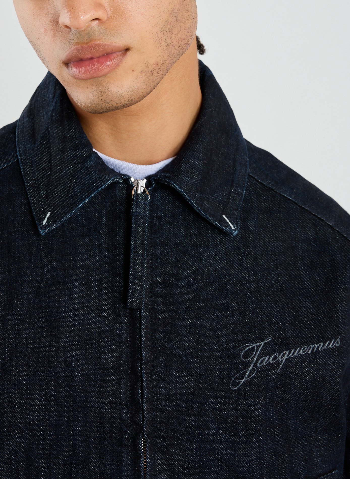 The Canvas Denim Jacket JACQUEMUS Blue