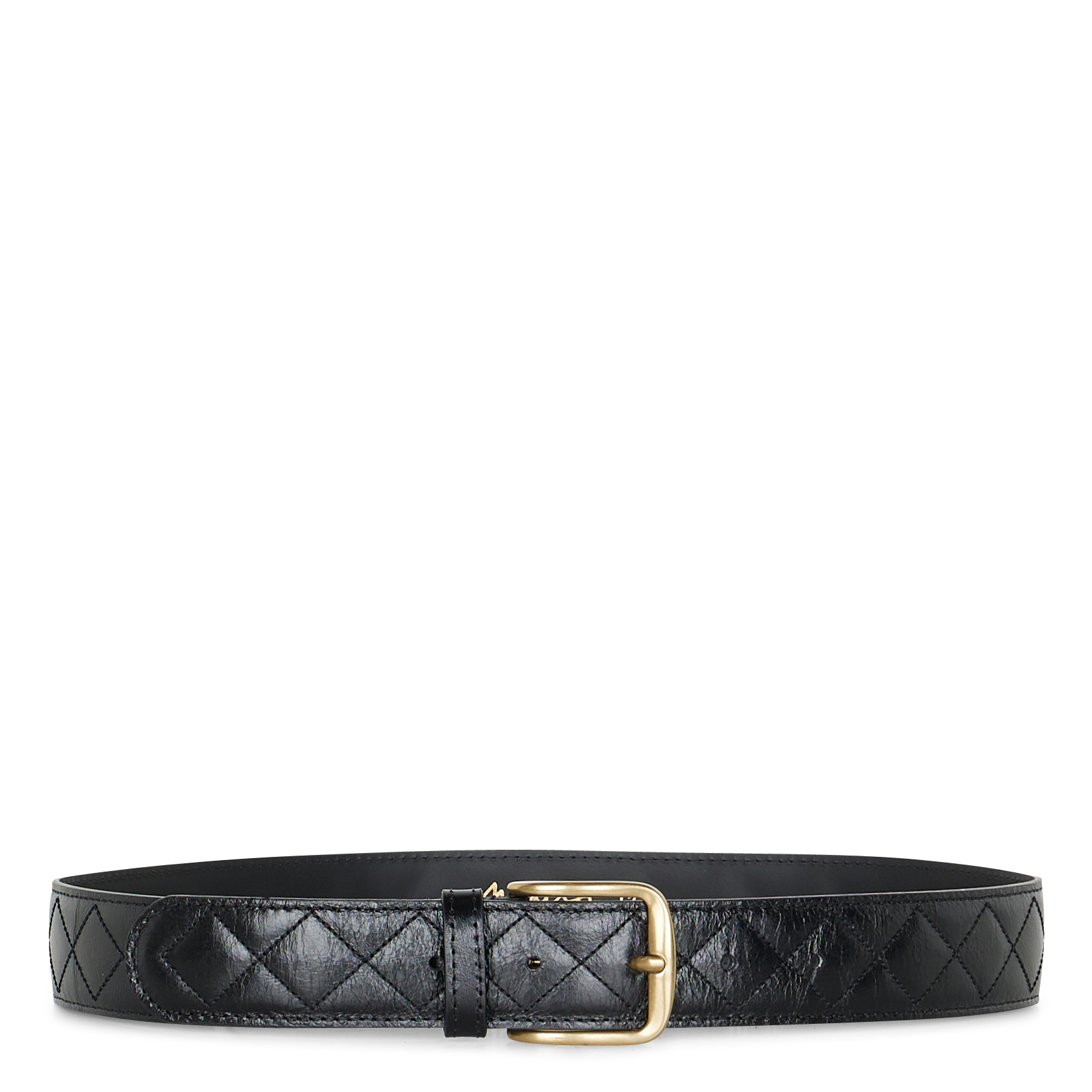Ceinture en cuir nelly  Noir