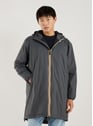 Parka mi-longue imperméable | Gris by K-WAY K-WAY Parka mi-longue imperméable | Gris