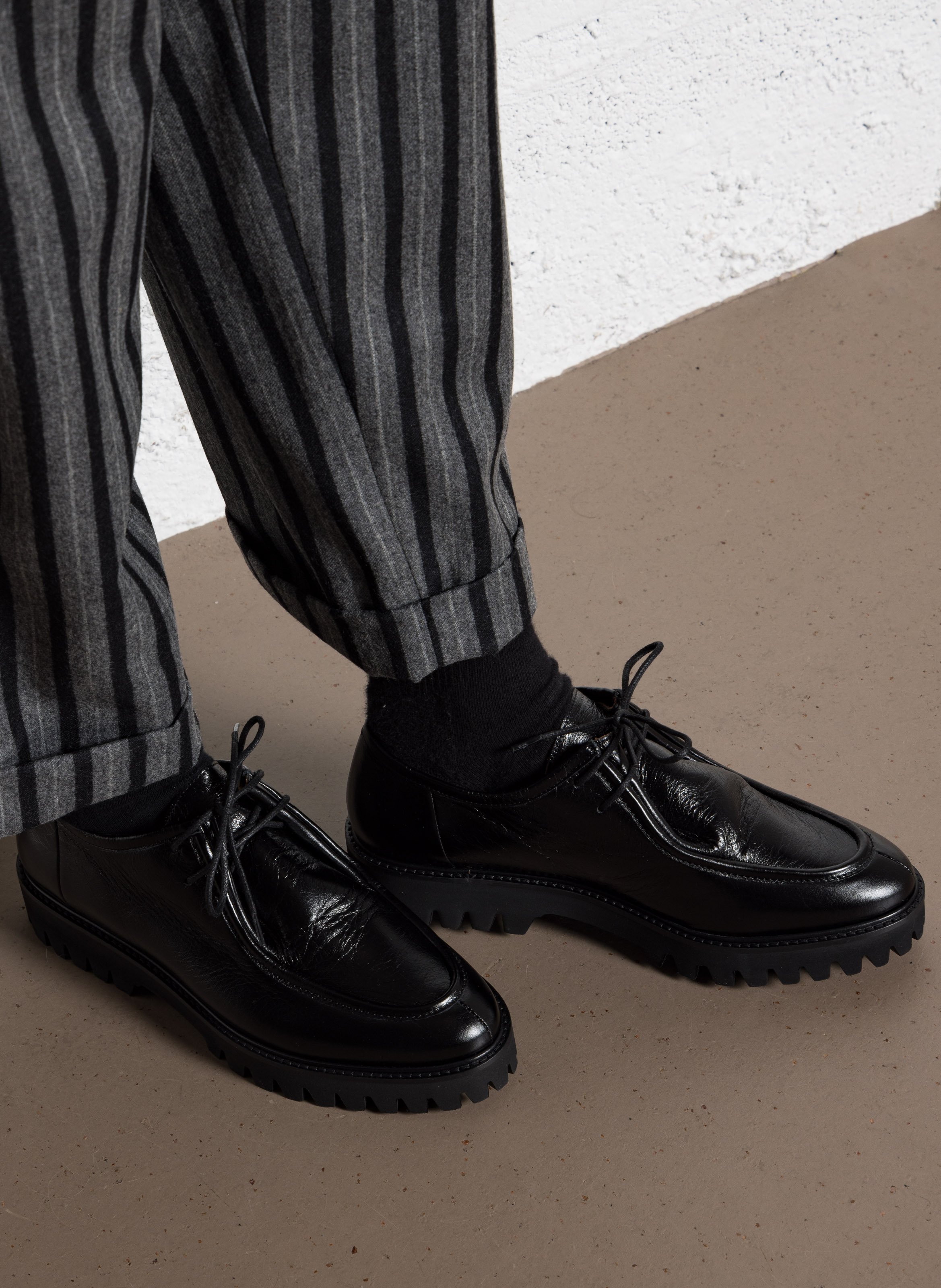 Derbies en cuir n°183 RIVECOUR Noir