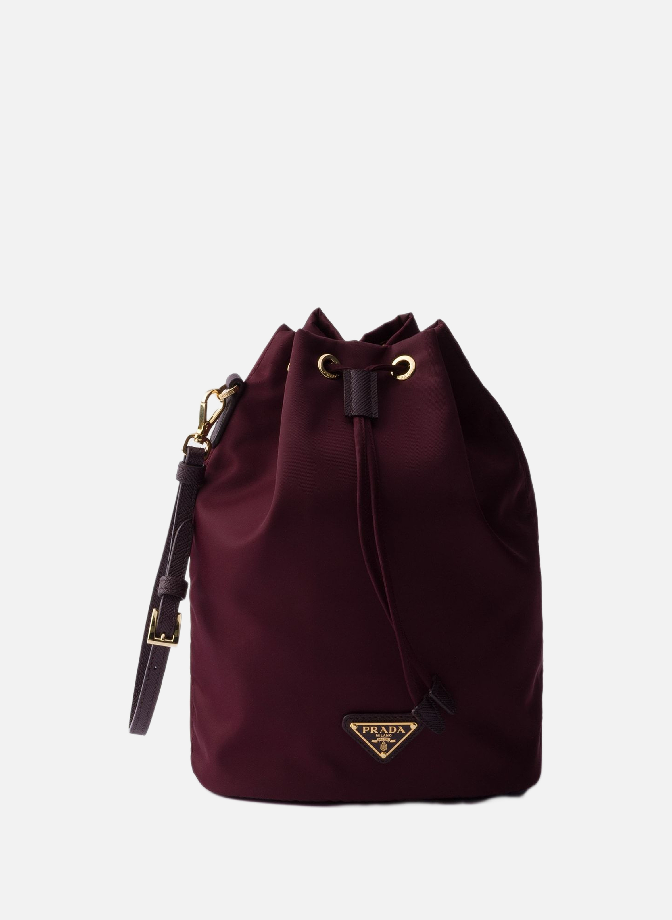 Pochette en re-nylon PRADA Rouge