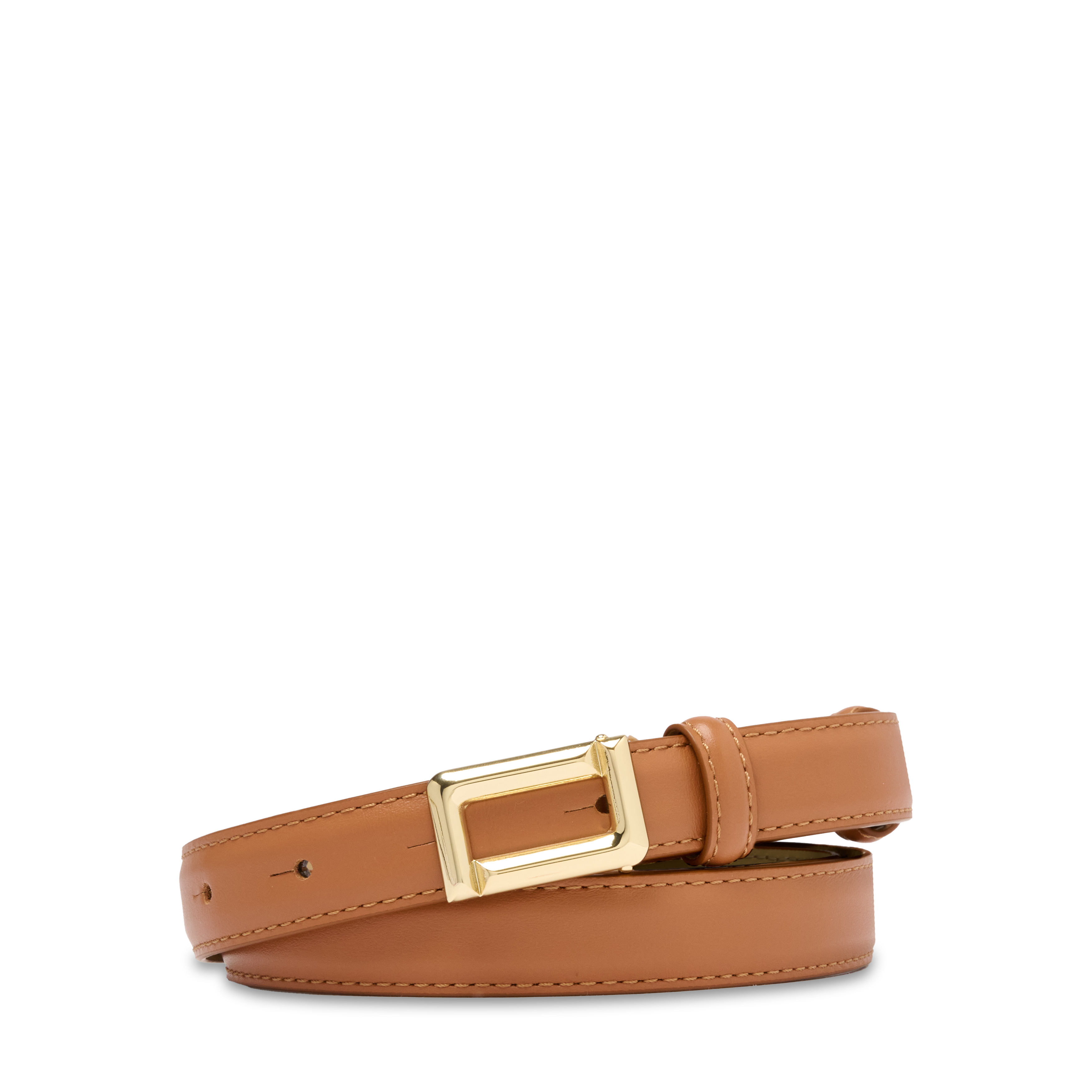 Ceinture 20mm angèle de lancel en cuir LANCEL Marron