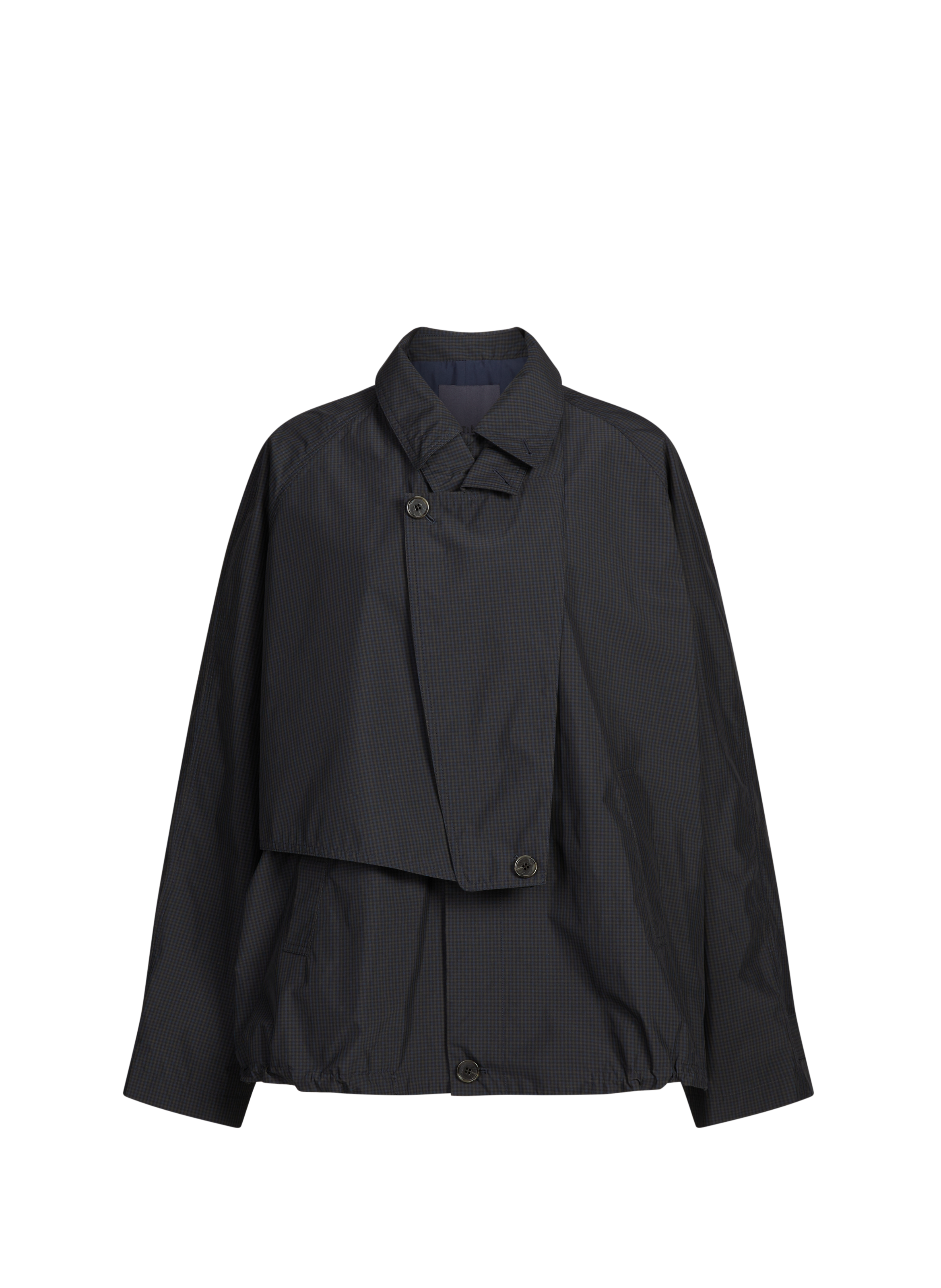 Bedruckter Trenchcoat aus Baumwollmischung TIBI Blau