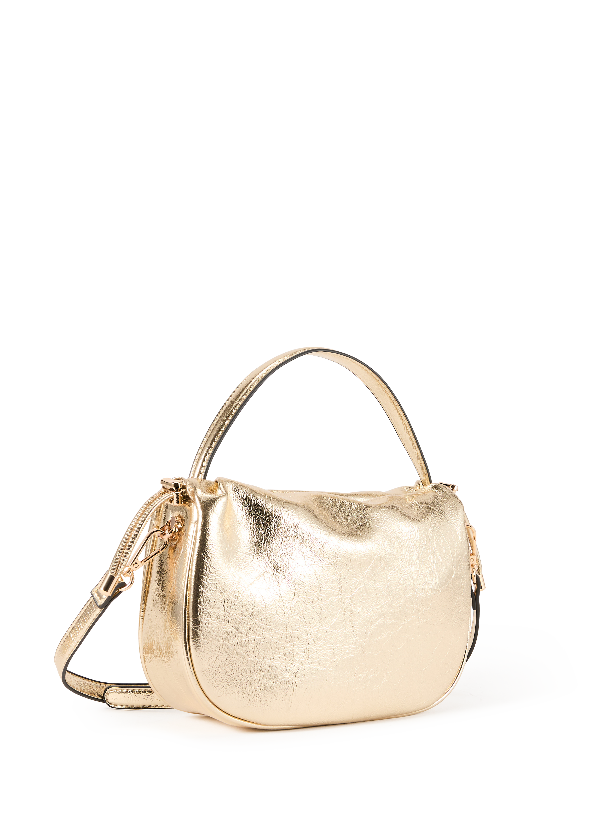 Small solid color handbag AU PRINTEMPS PARIS Golden