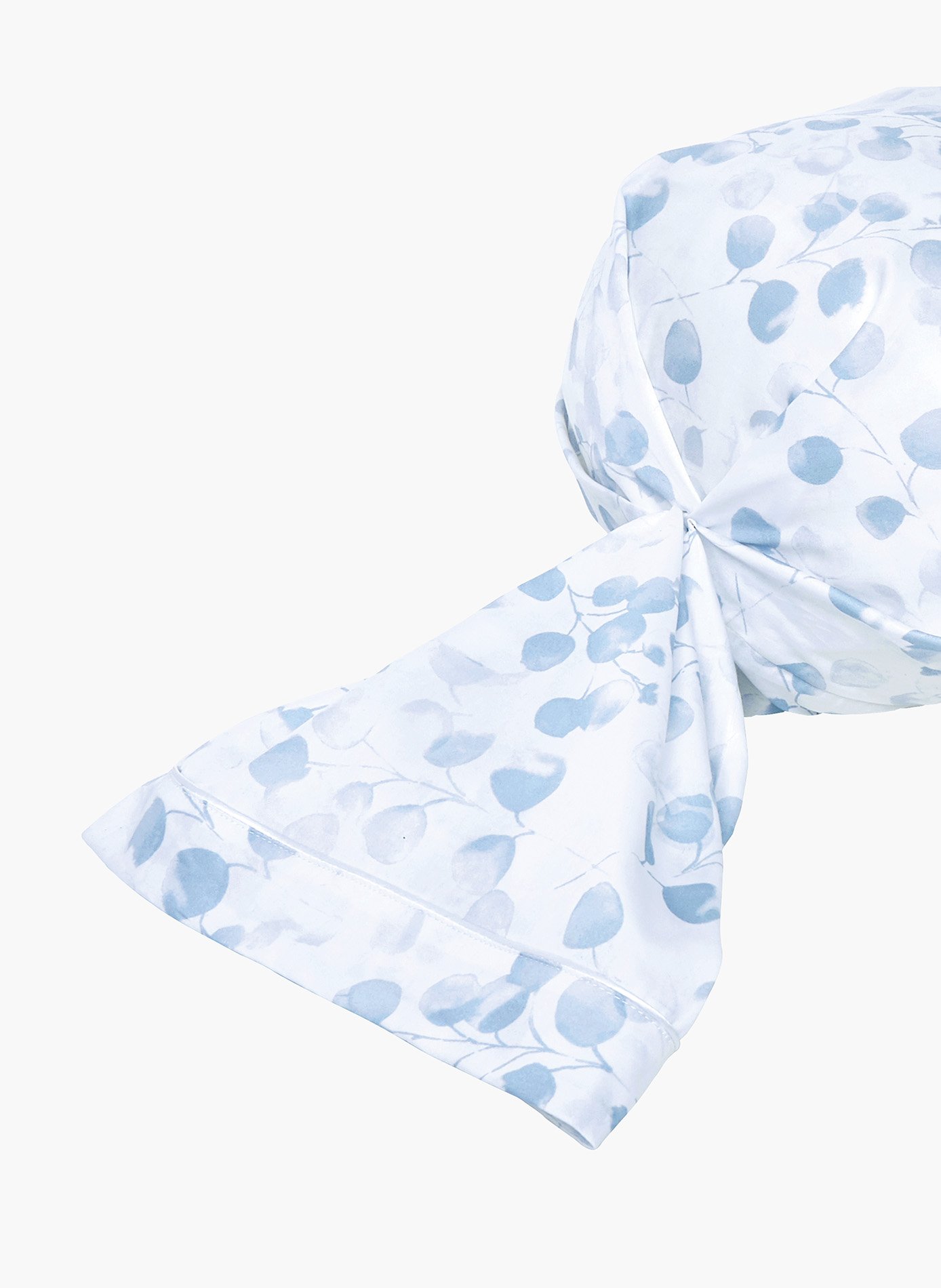 Taie de traversin rosée bleu ANNE DE SOLENE Bleu