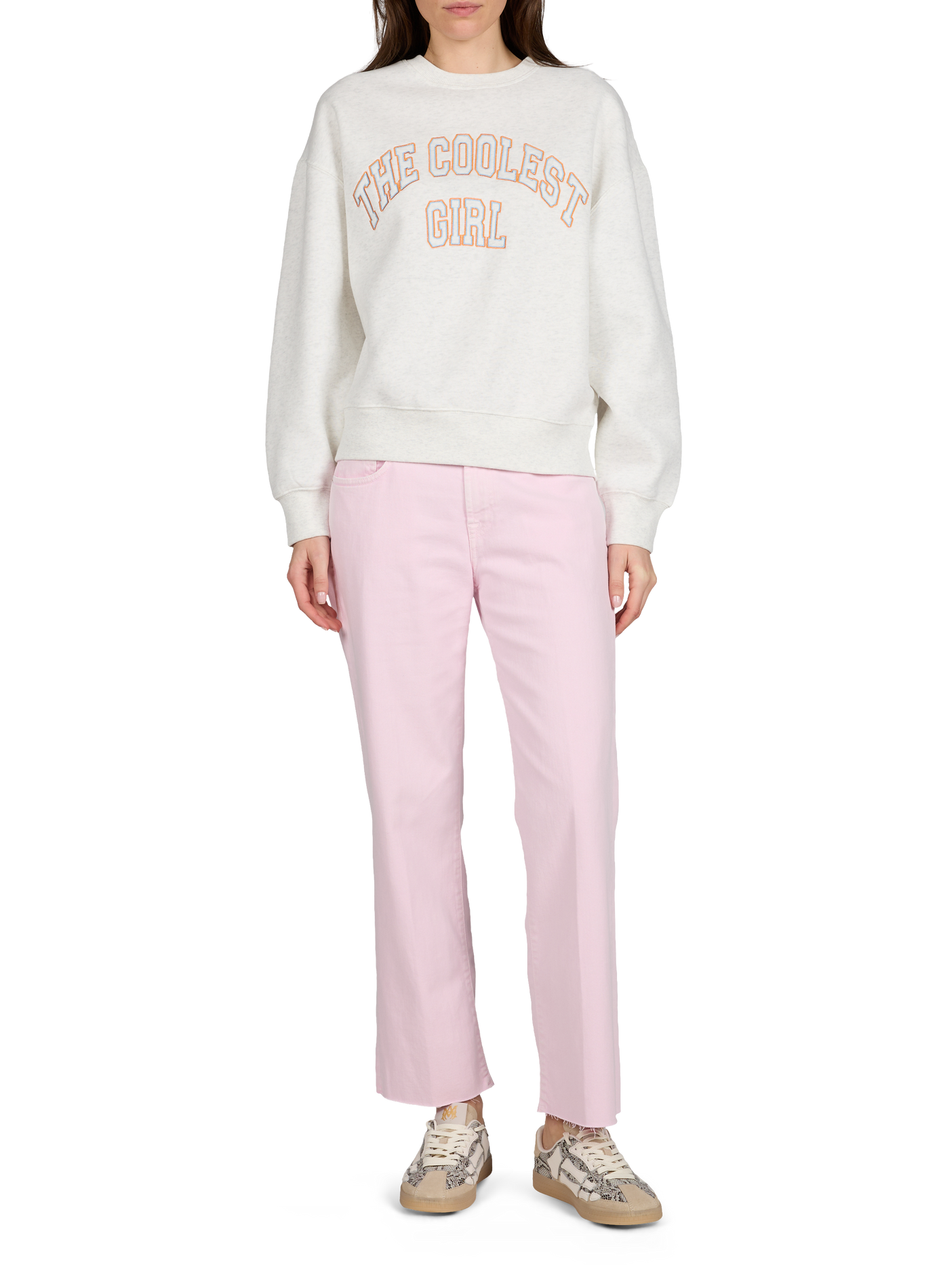 Baskets Snake Pacific Bones en cuir AMIRI Blanc